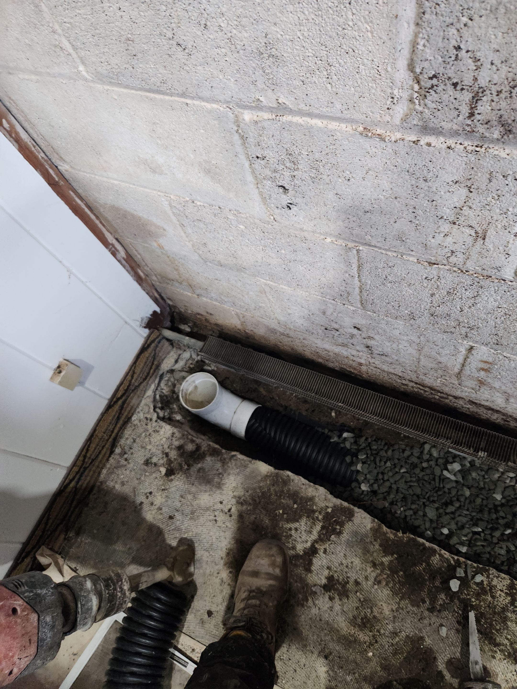 Interior French Drain Jefferson Township by Pure Service Pro, LLC 