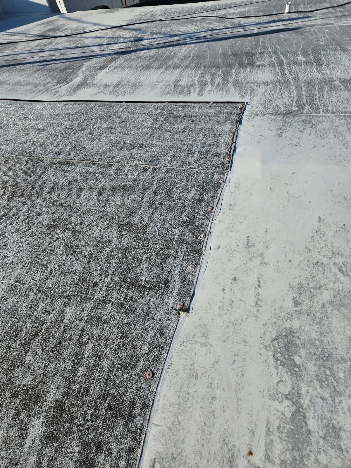 Commercial Roofing Repair using TPO and Metal Decking by Four Peaks Roofing