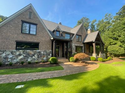Suwanee Residential Exterior Painting and Dark Trim Update