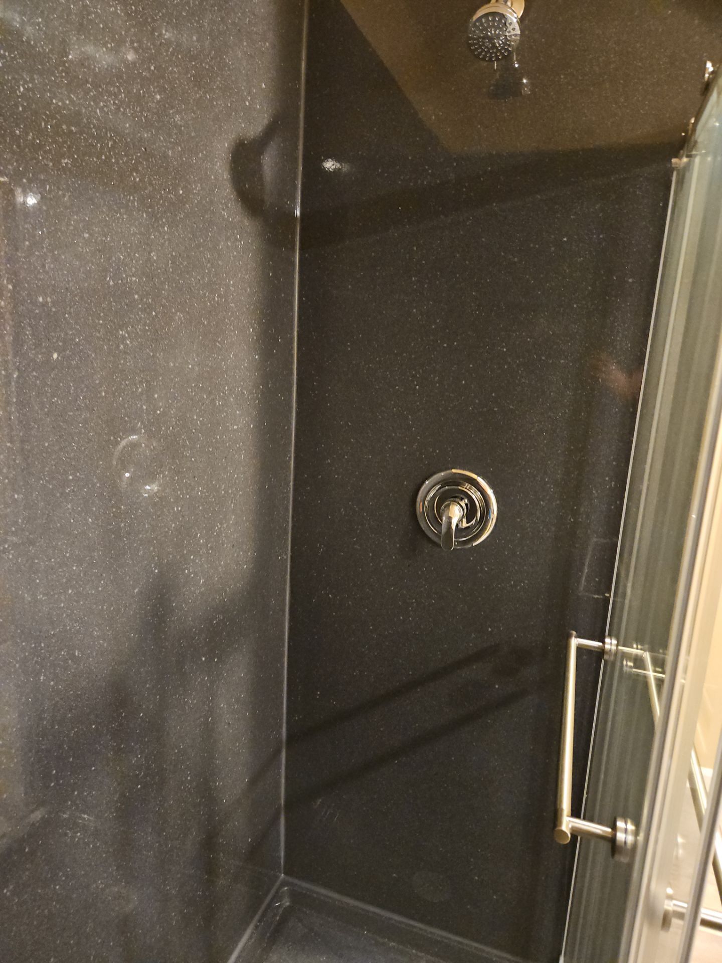 Gun Metal Onyx Shower by The Shower Company