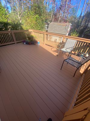 Custom Elevated Deck Construction and Refinishing in Marietta