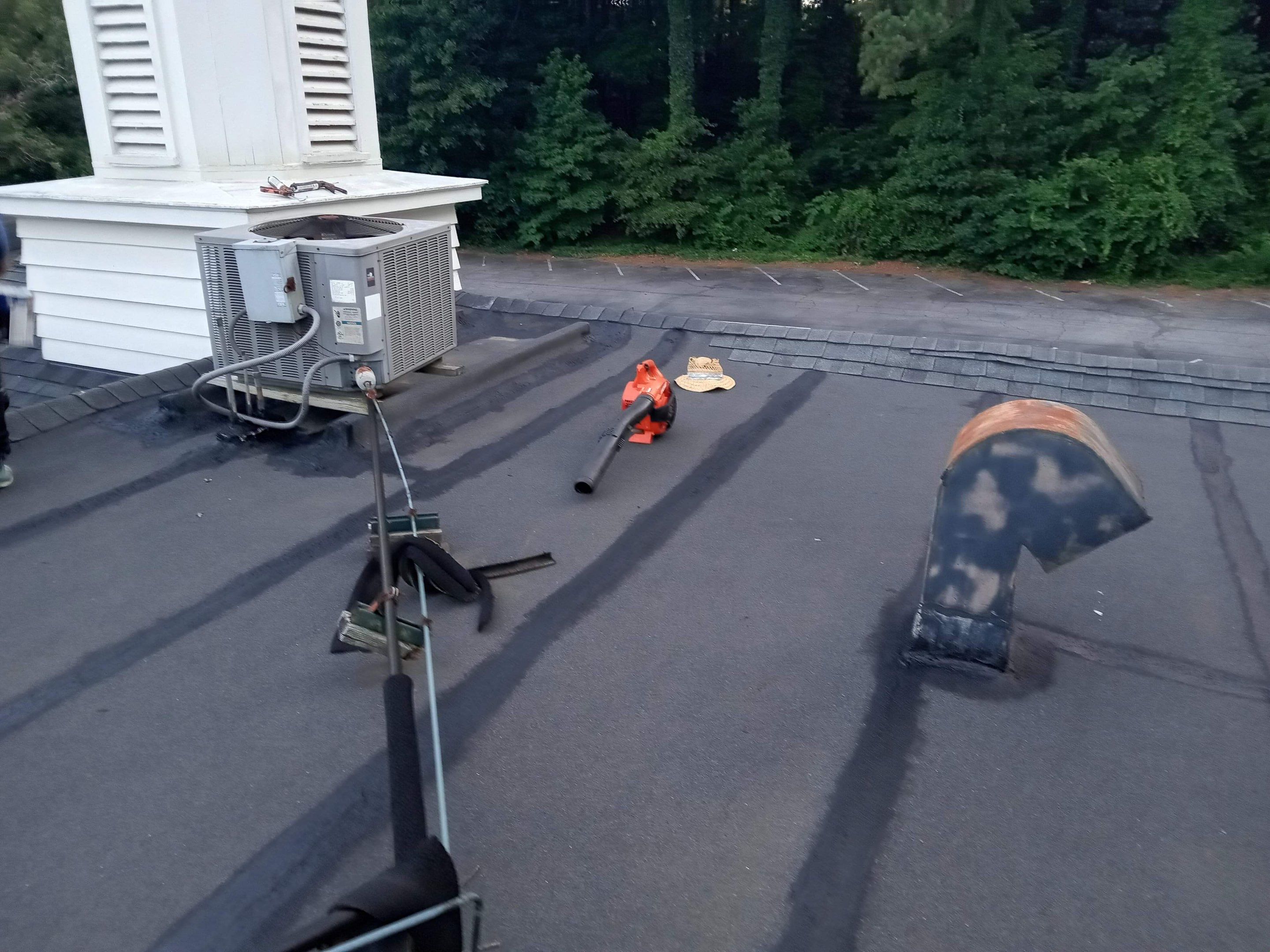 roof coating and partial TPO replacement by Nailed It Roofing & Remodeling LLC