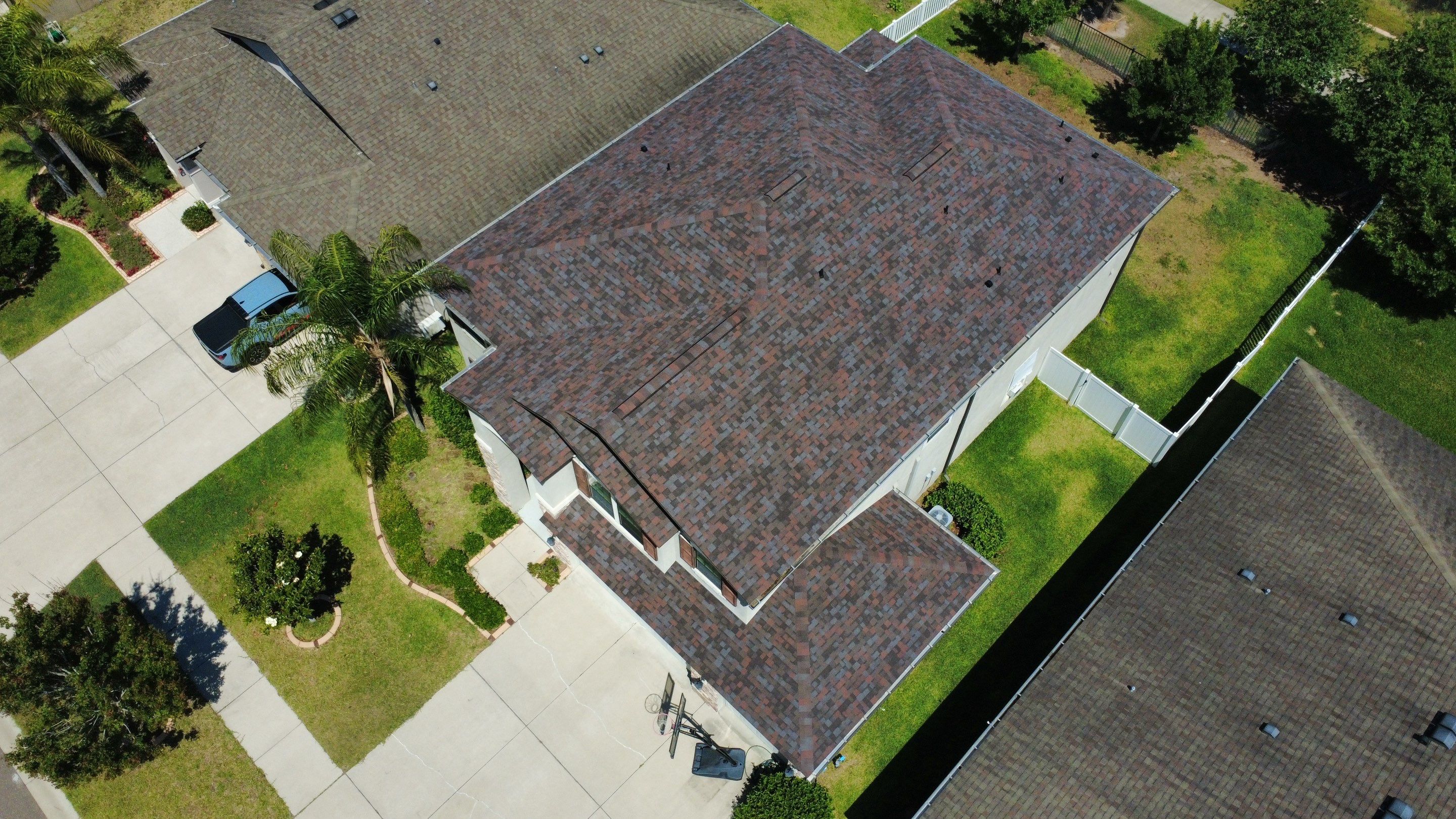 Riverview Two-Story Home Roof Replacement Featuring Owens Corning Merlot Shingles by Steadfast Roofing