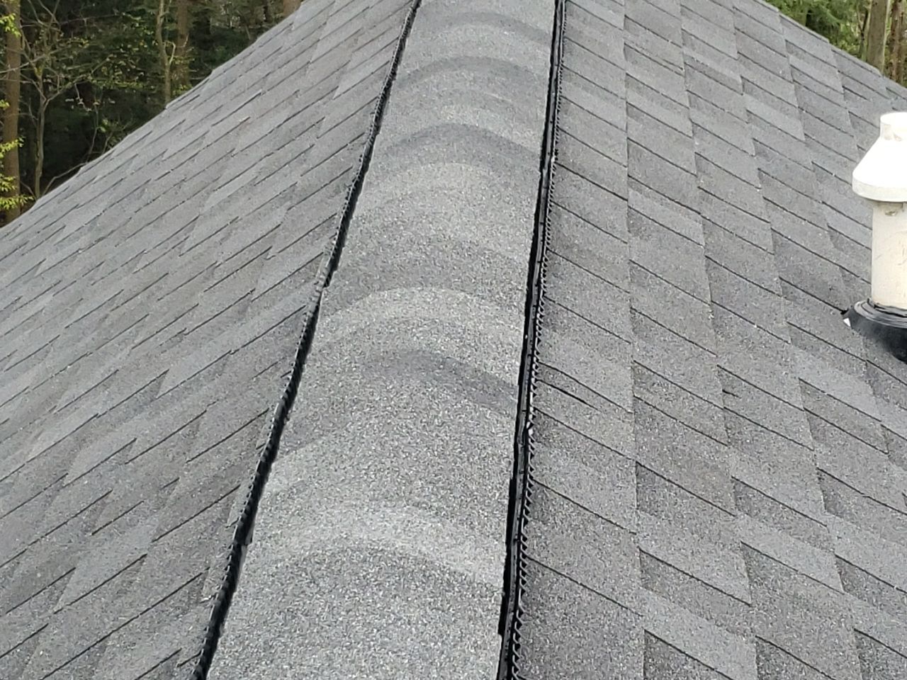 Brand: Atlas Pinnacle Color: Pristine Scotchgard Black Drip: Black by Eagle Eye Roofing