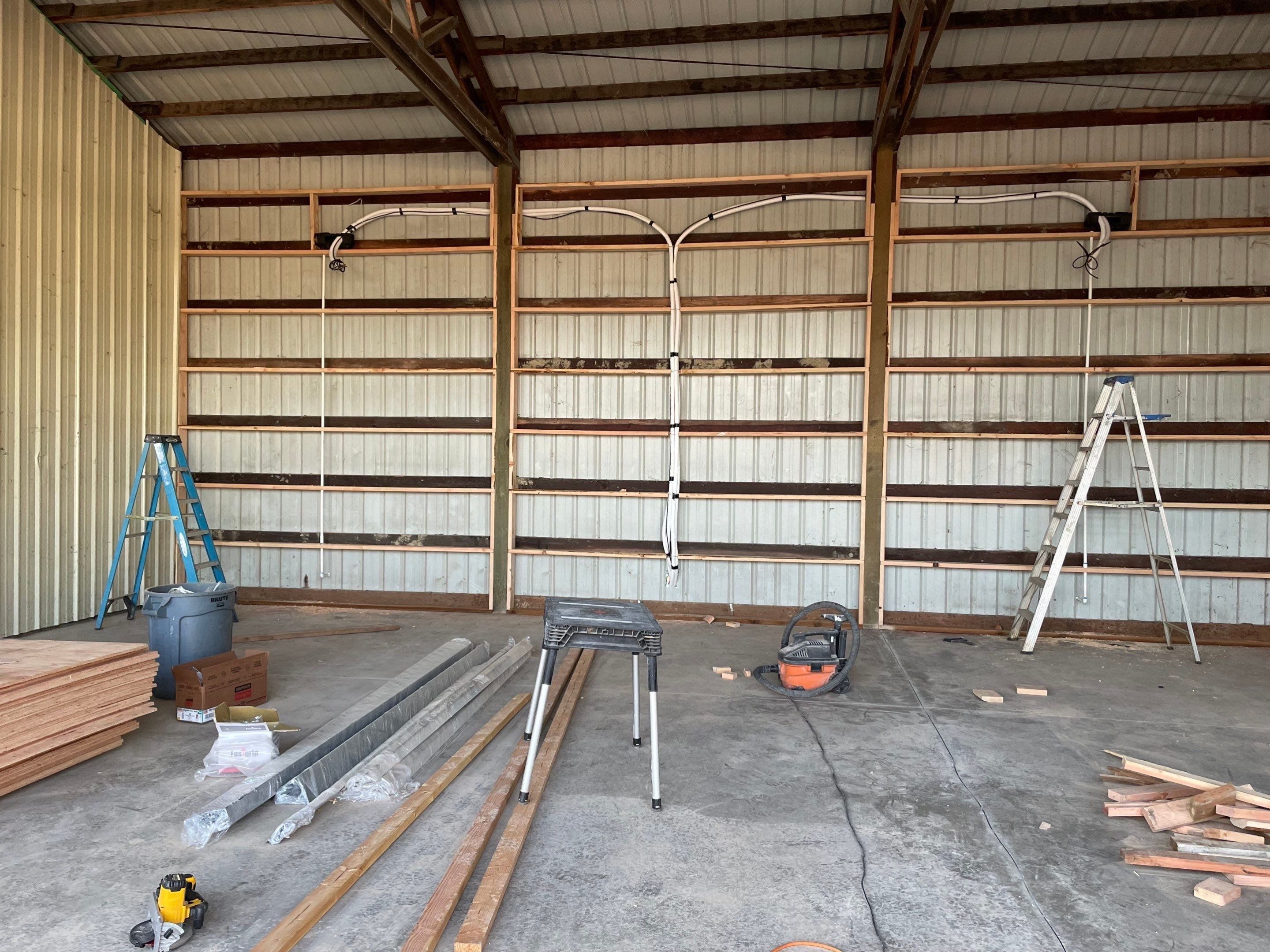 Warehouse Enclosure and Patio Cover Build by Villegas Remodeling, LLC