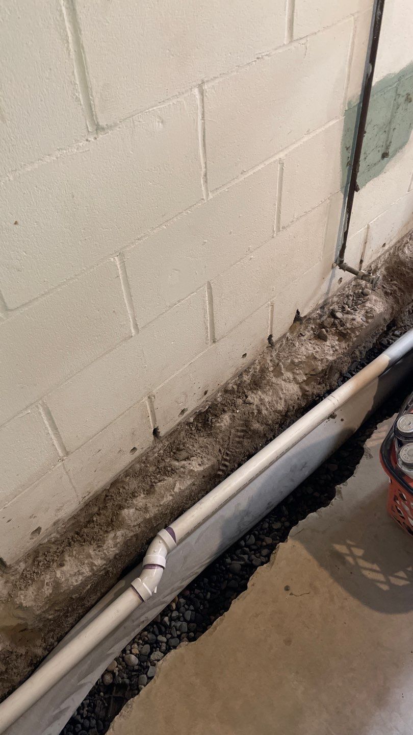 Tying Into an Existing Drain Tile System for Alec by Waterproofing Northeast