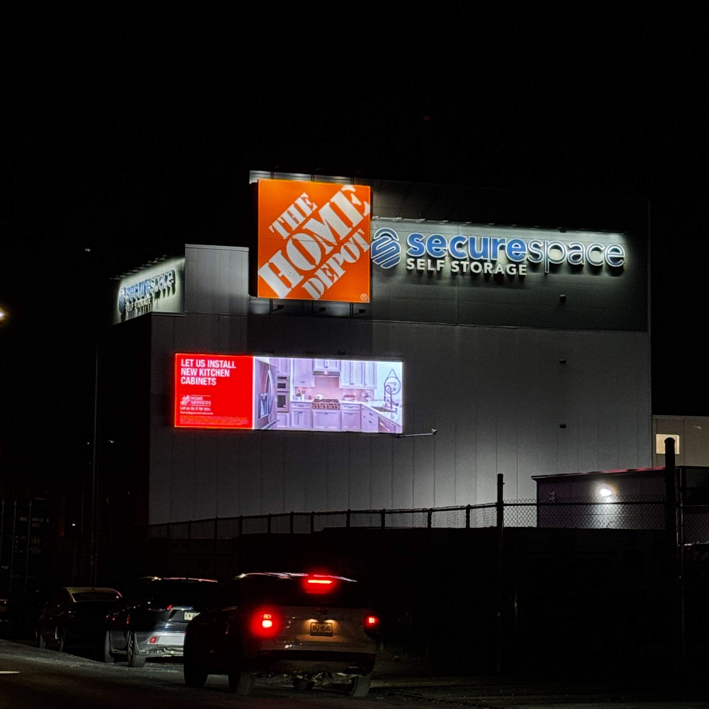 HOME DEPOT Large LED Sign  by CAD Signs