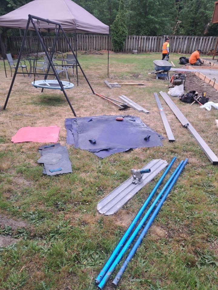 Chris | Stamped Concrete Patio, Walkway & Steps by Jireh Asphalt & Concrete Inc 