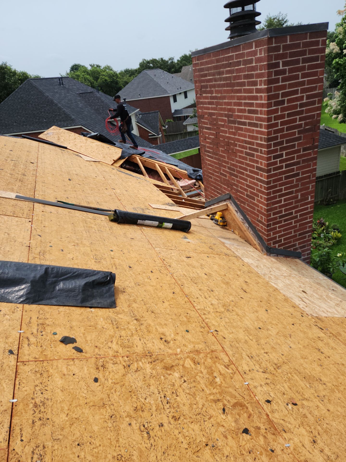 Residential Roofing Repair using Owen's Corning Duration (Lifetime) Shingles by Roof Repair Services LLC