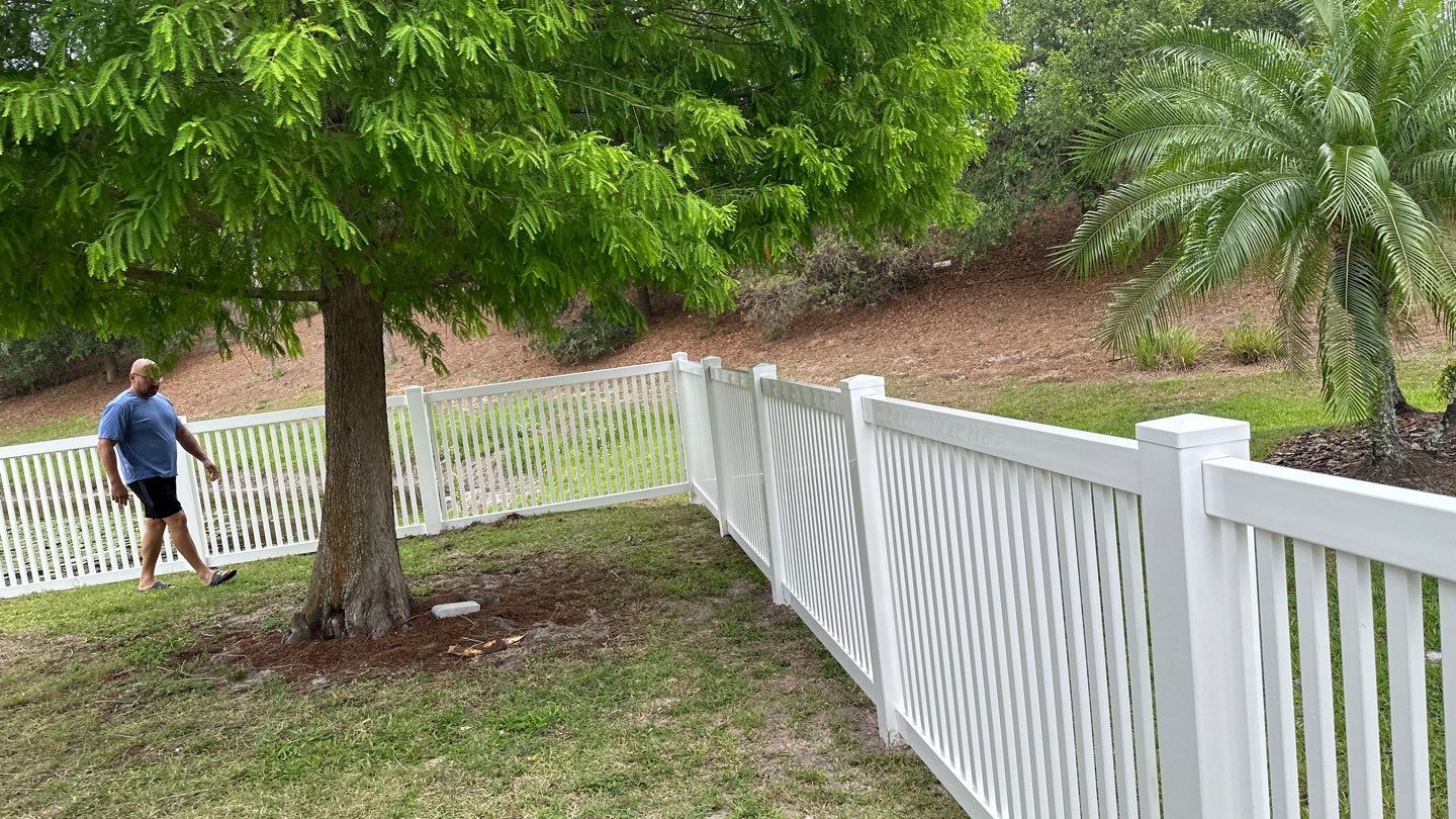 Vinyl Fence Installation using Vinyl Picket Fence by Asap fence and gates, LLC