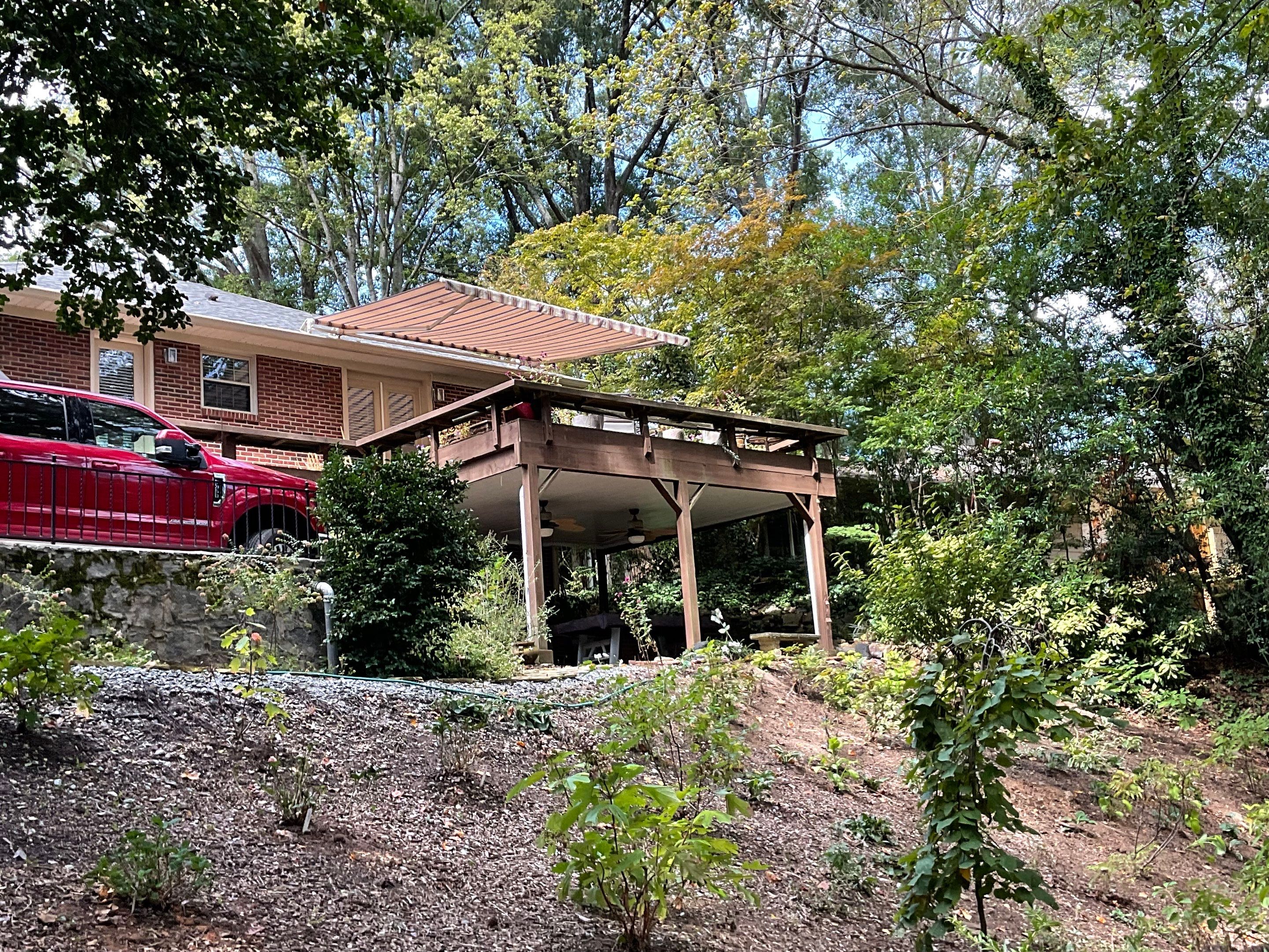 Pressure-Treated Wood Deck Replacement and Garden Bridge in Atlanta by Swift Home Renovations