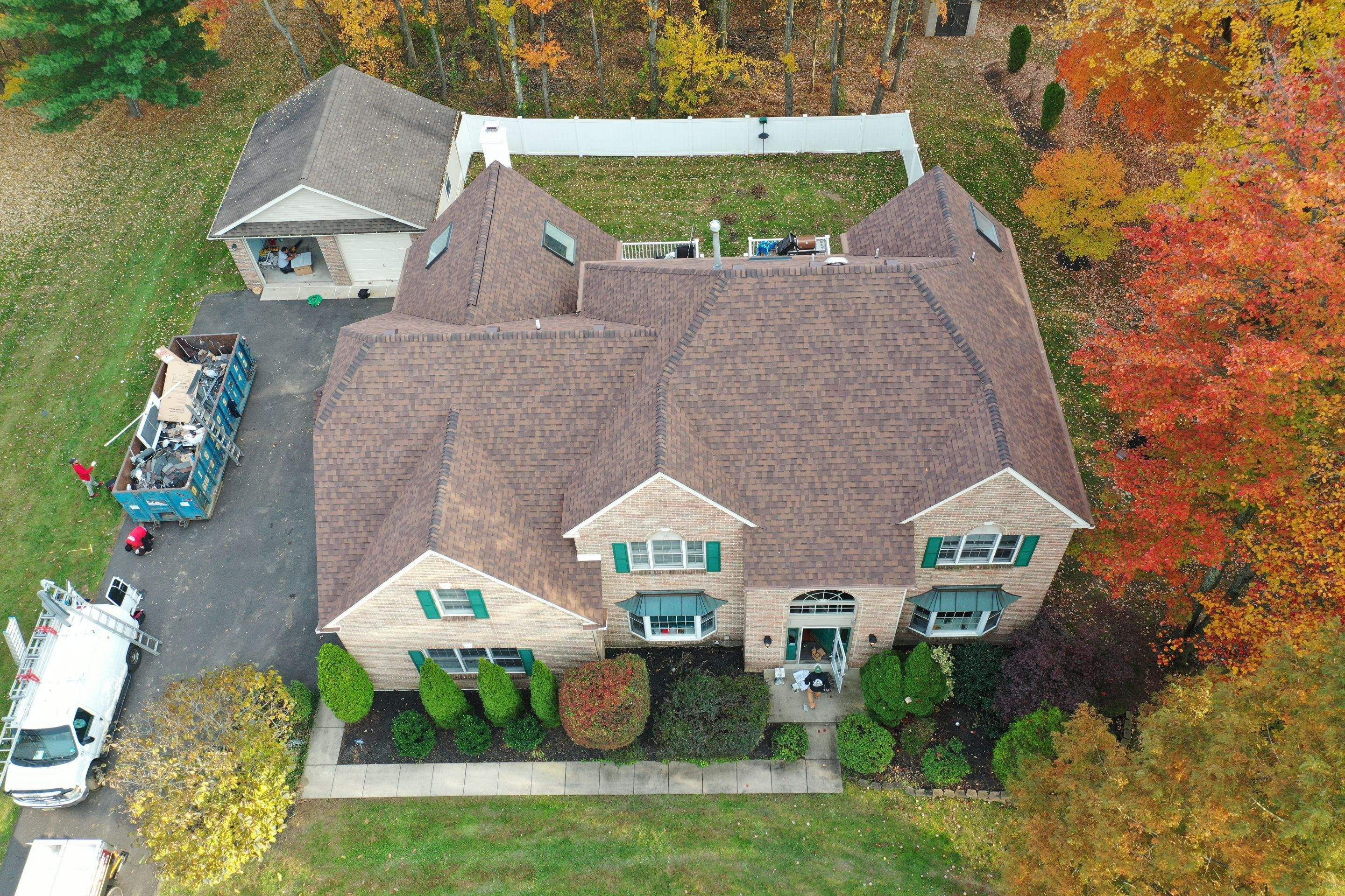 Roofing Installation using CertainTeed Landmark - Burnt Sienna by Storm Guard of Ches-Mont PA