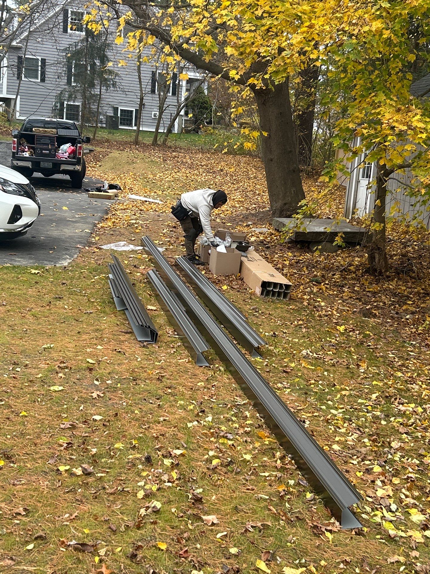 Andover Complete Gutter System with T-Rex Guards & Valley Splashguard by Mighty Dog Roofing of Greater Middlesex County