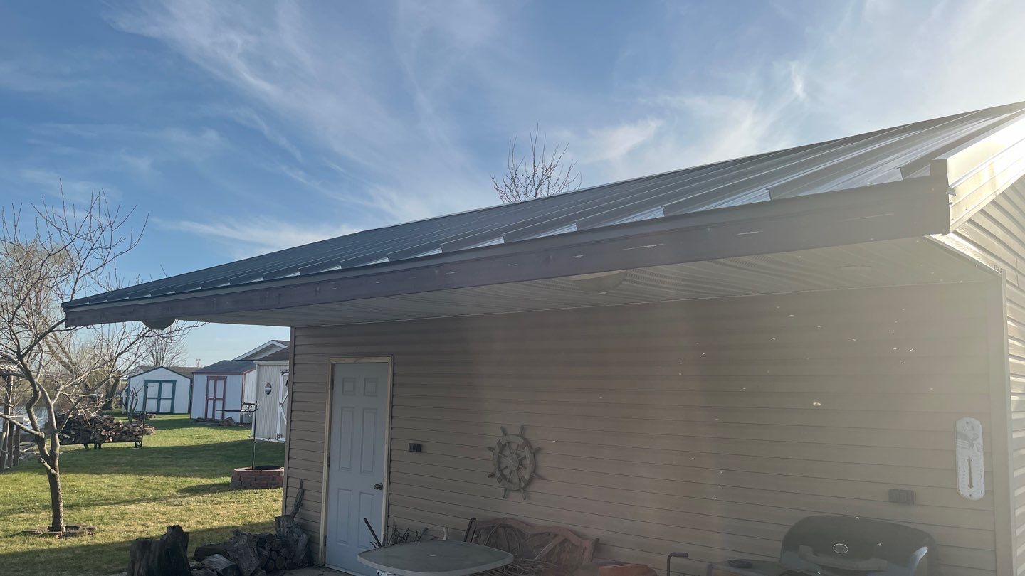Residential Roofing Installation using Standing Seam - Burnished Slate  by Nitro Roofing and Construction