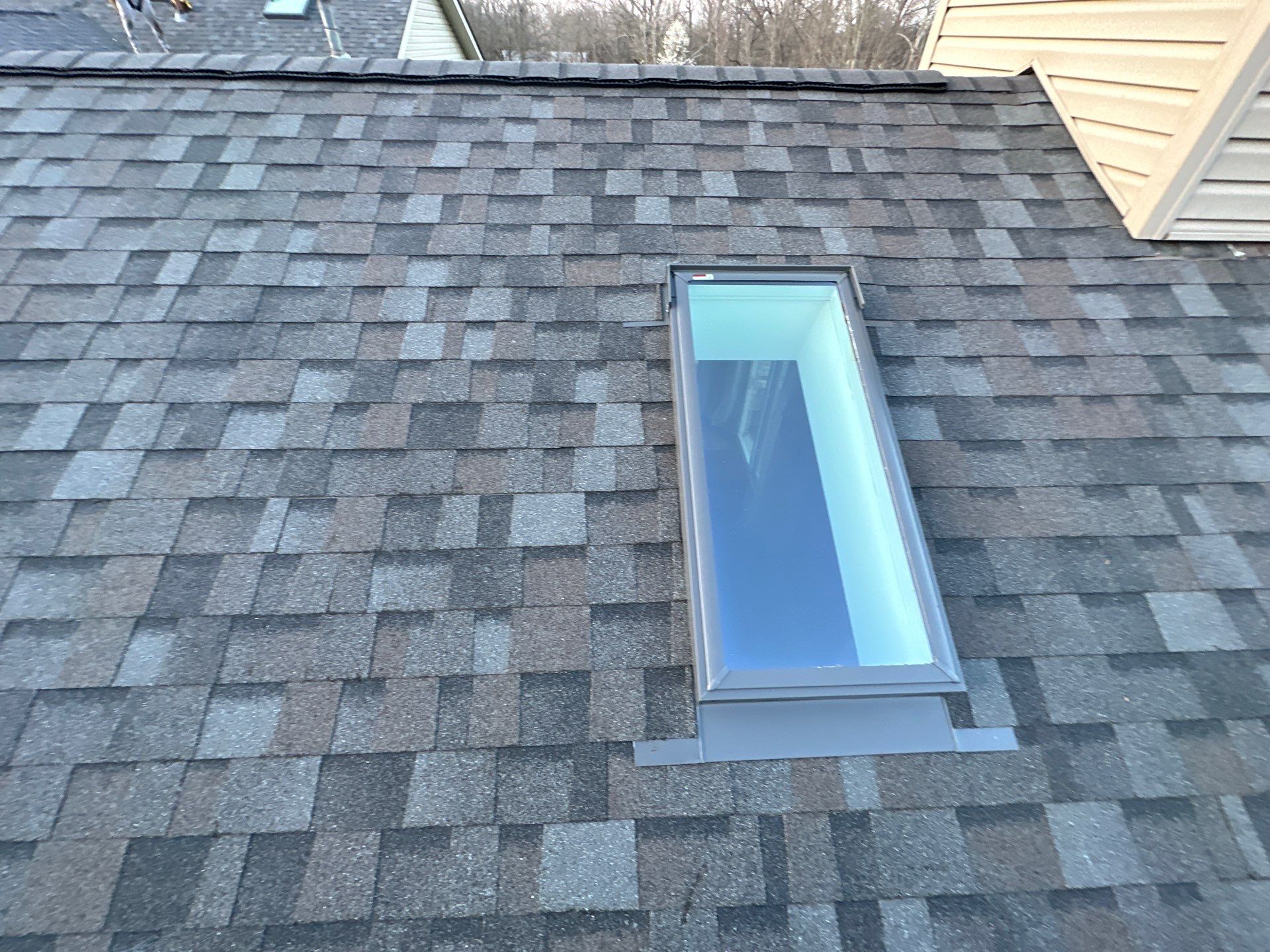 Residential Roofing Installation using Williamsburg Grey Duration Shingles by WIW Enterprises Inc