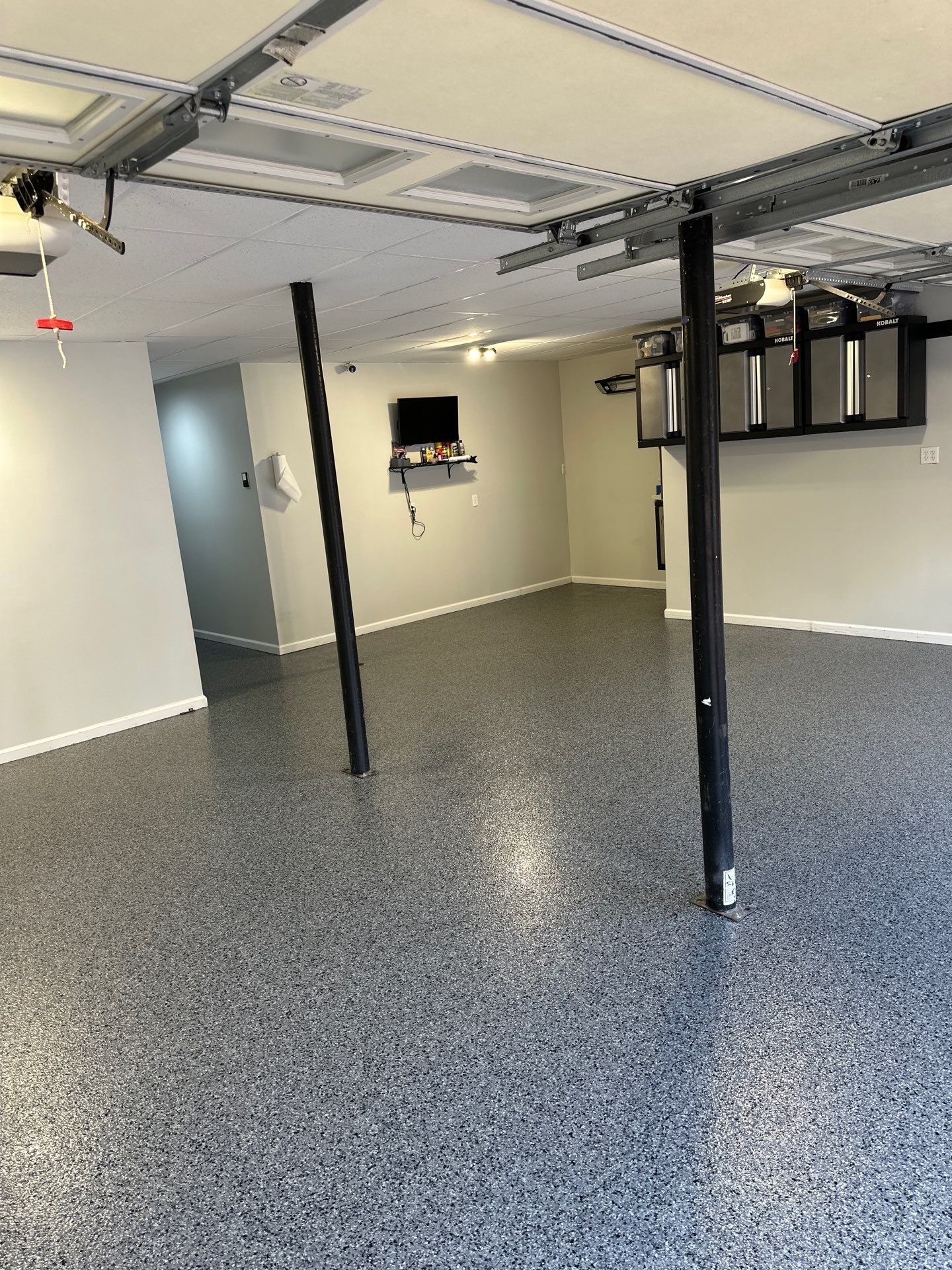 Garage Floor Coating using Nightfall by My Garage Floor Guys