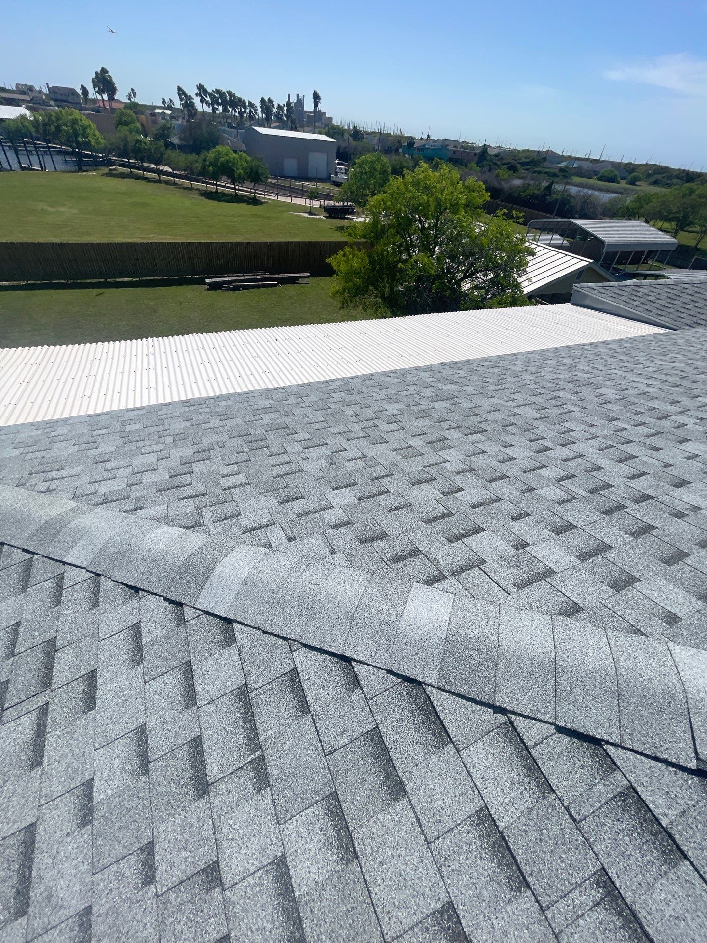 Residential Roofing Installation using IKO Cambridge Dual Gray by Lighthouse Roofing