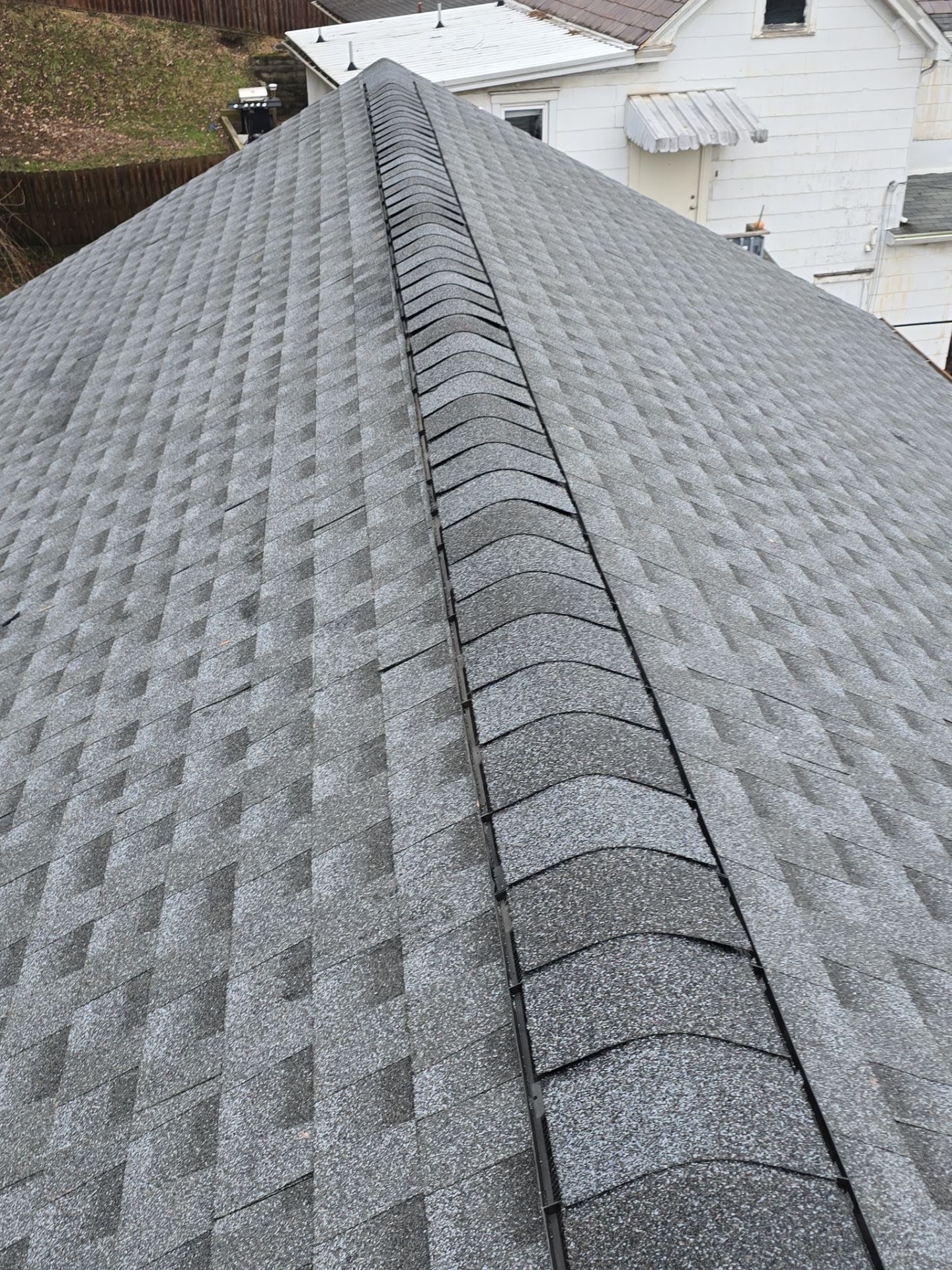 Residential Roofing Installation using GAF Timberline HDZ Pewter Gray by Rainstoppers Roofing