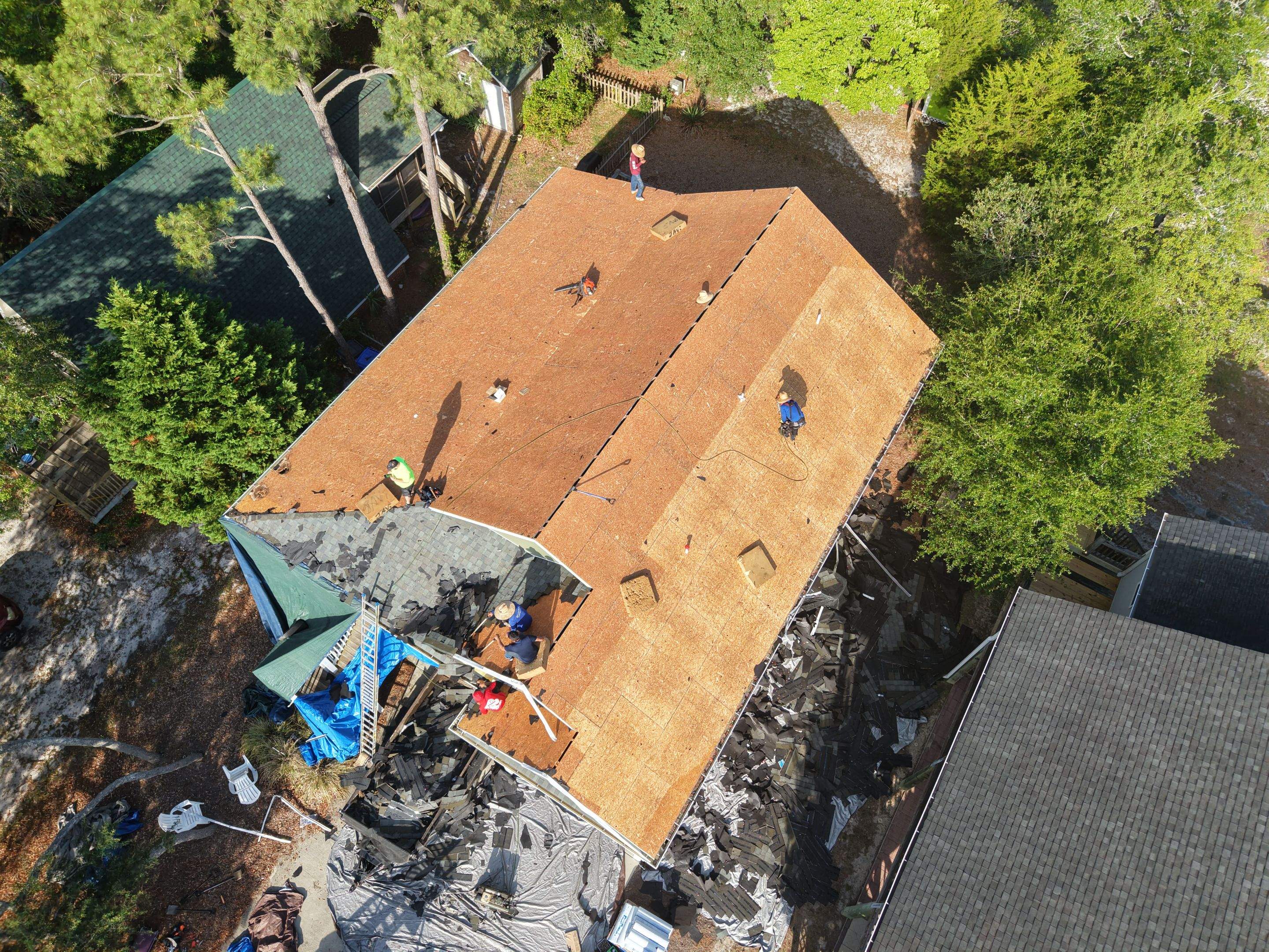 Fortified Roof Replacement in Oak Island NC with CertainTeed Landmark Pro Weathered Wood by RGR Construction and Roofing, LLC