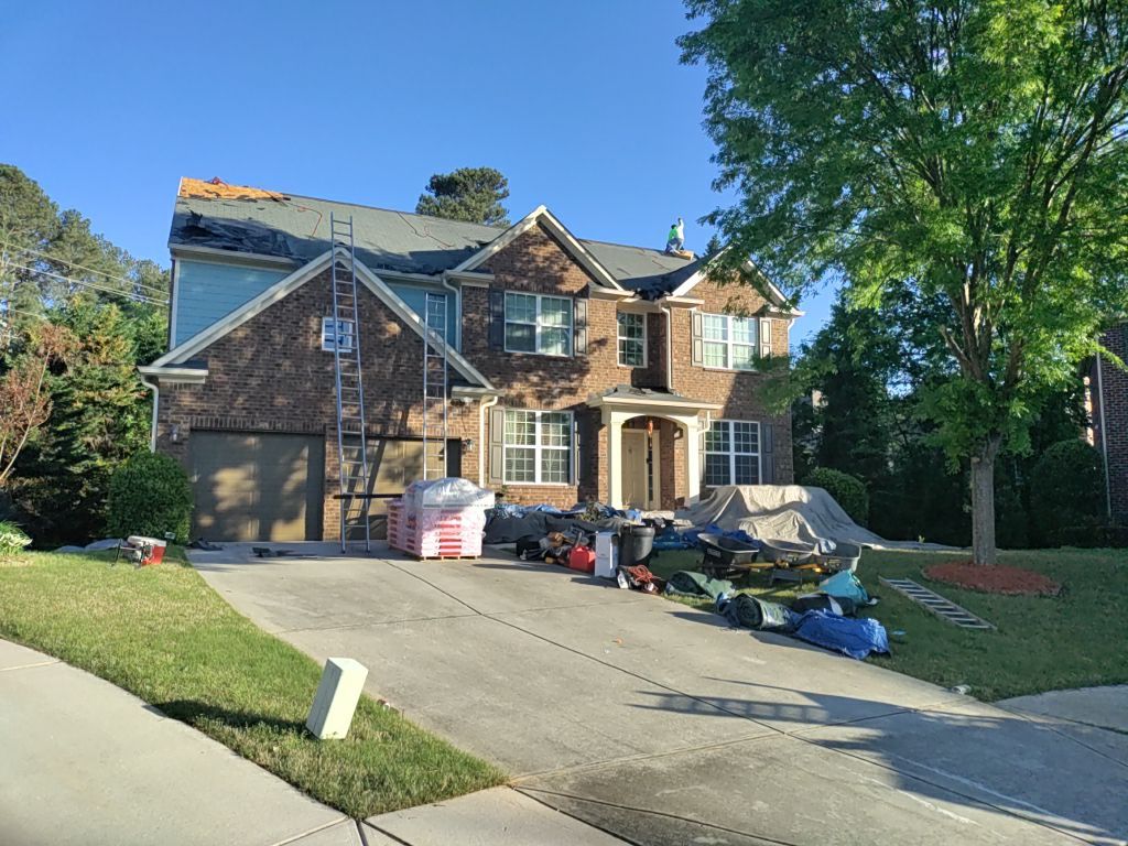 Residential Roofing Installation using Owens Corning Onyx Black by Inspector Roofing and Restoration