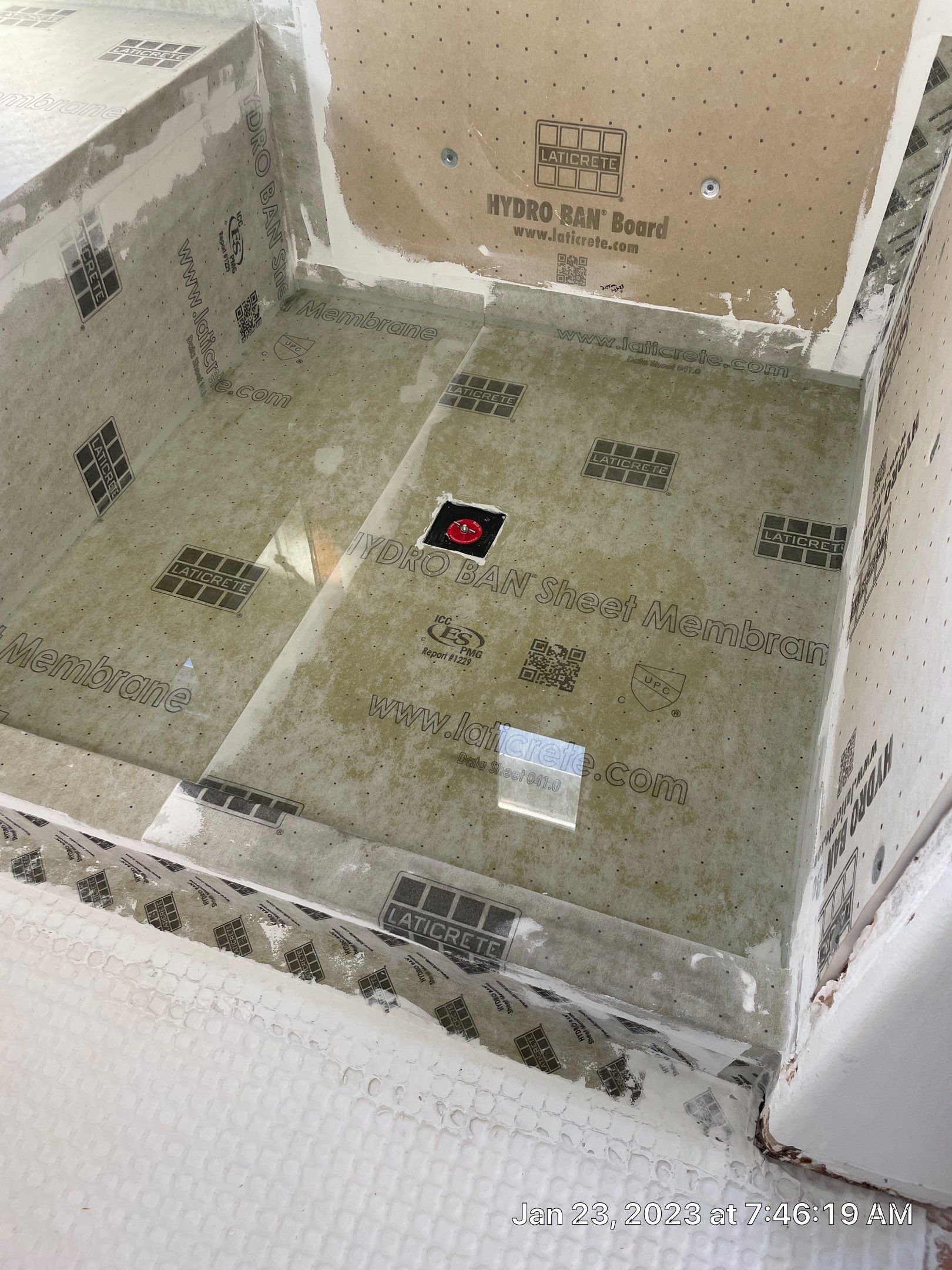 Bathroom Remodel using Laticrete by OC Flooring Inspections-ICRI - CCSMT-CFIU#439