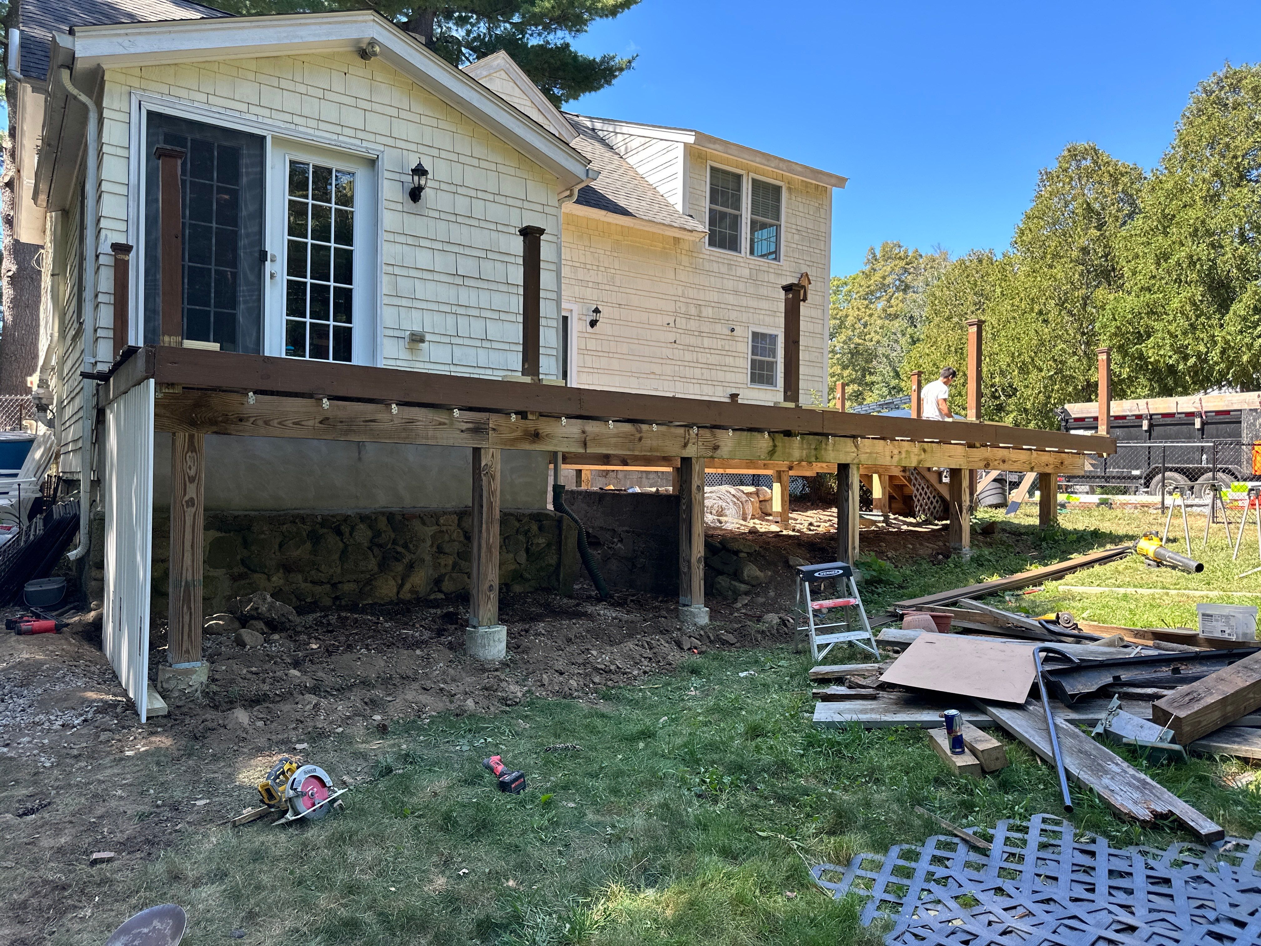 Deck Refacing (Resurfacing) Project by UBrothers Construction