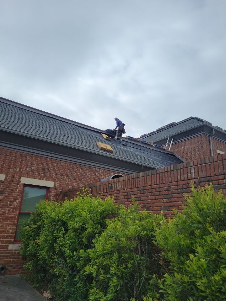 Commercial Roofing Installation using High Grade Asphalt Shingles by Carolina Trophy Roofs