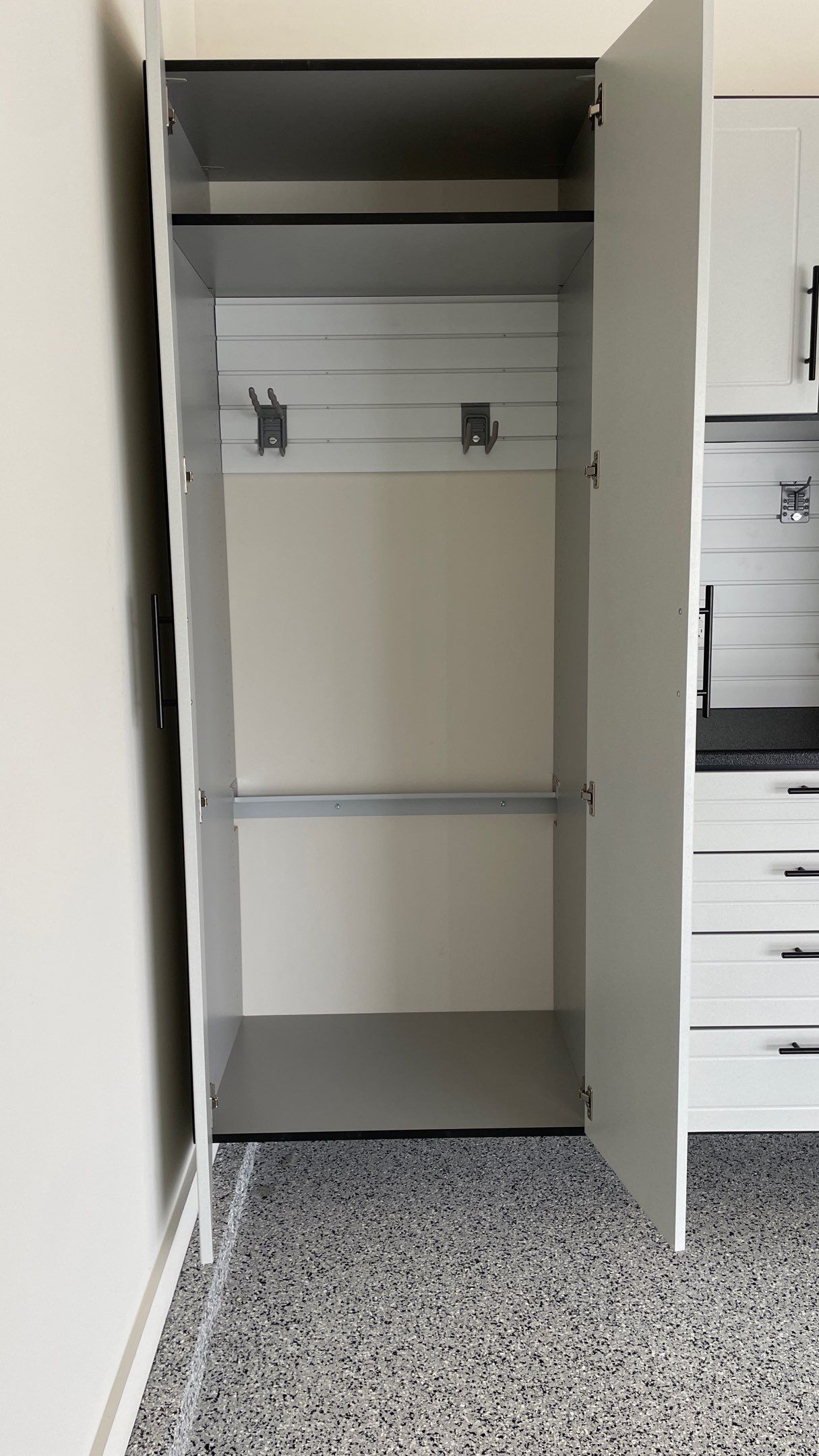 Al B. gets new cabinets in their garage by Banner Garage