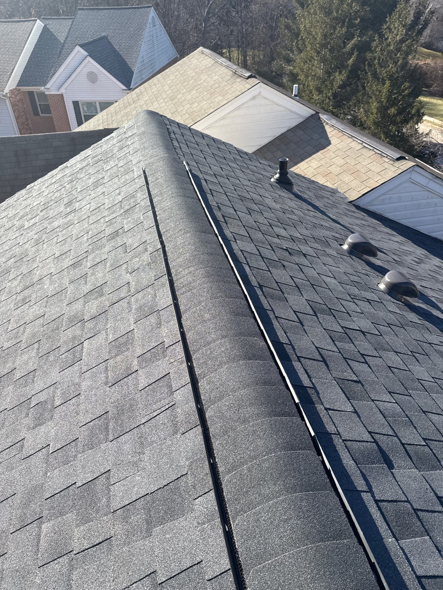 Burke: Residential Roof Replacement with CertainTeed Landmark Pro in Max Def Moire Black by RM Banning, Inc.