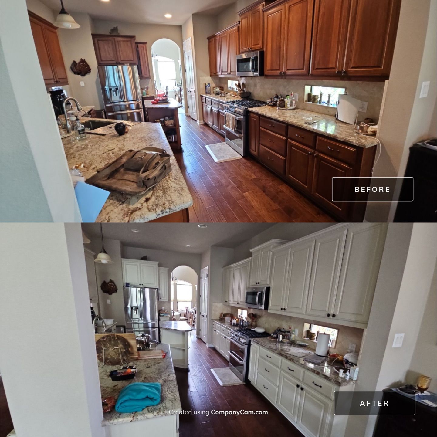 Cabinet Painting in Round Rock by Paintegrity, LLC