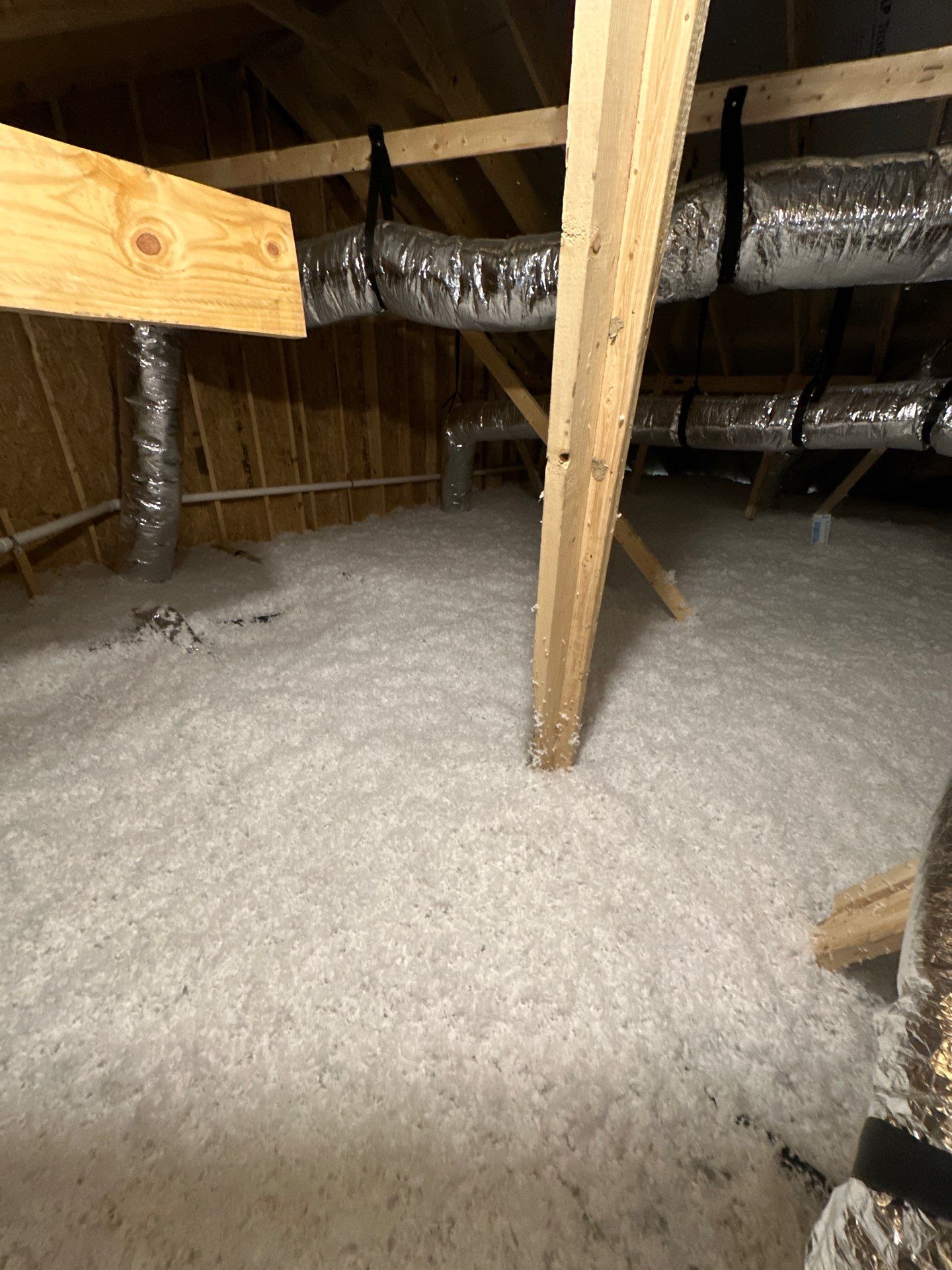 Attic Blow using Fiberglass Insulation R49 by Apex Insulation Solutions