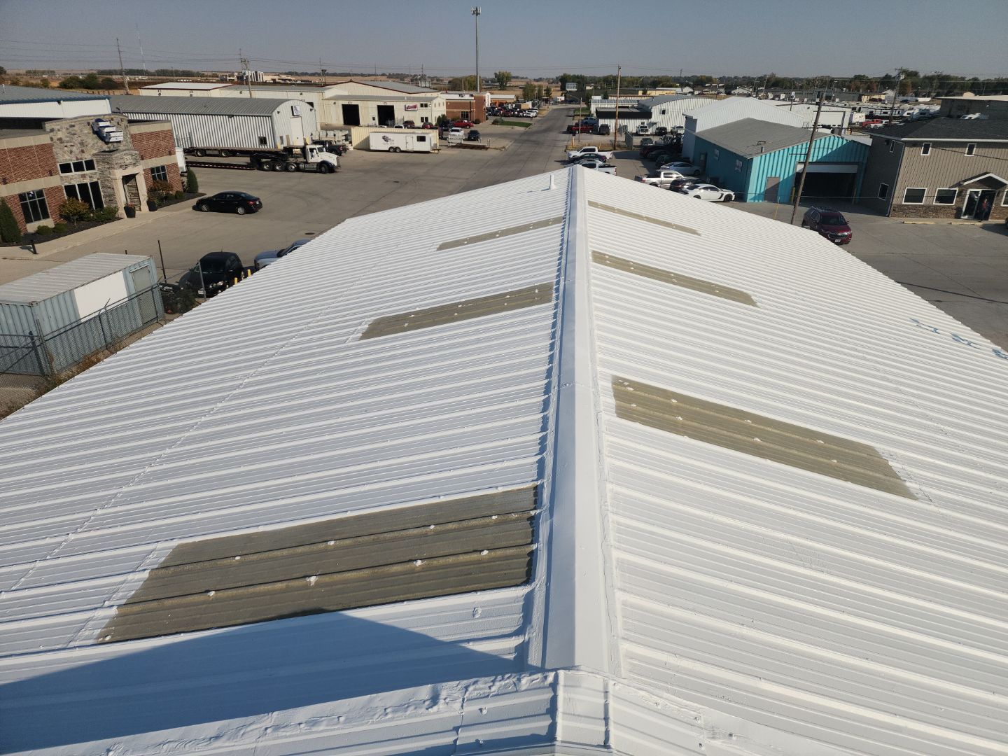 Metal Roof Restoration - Columbus, NE by Tillotson Enterprises