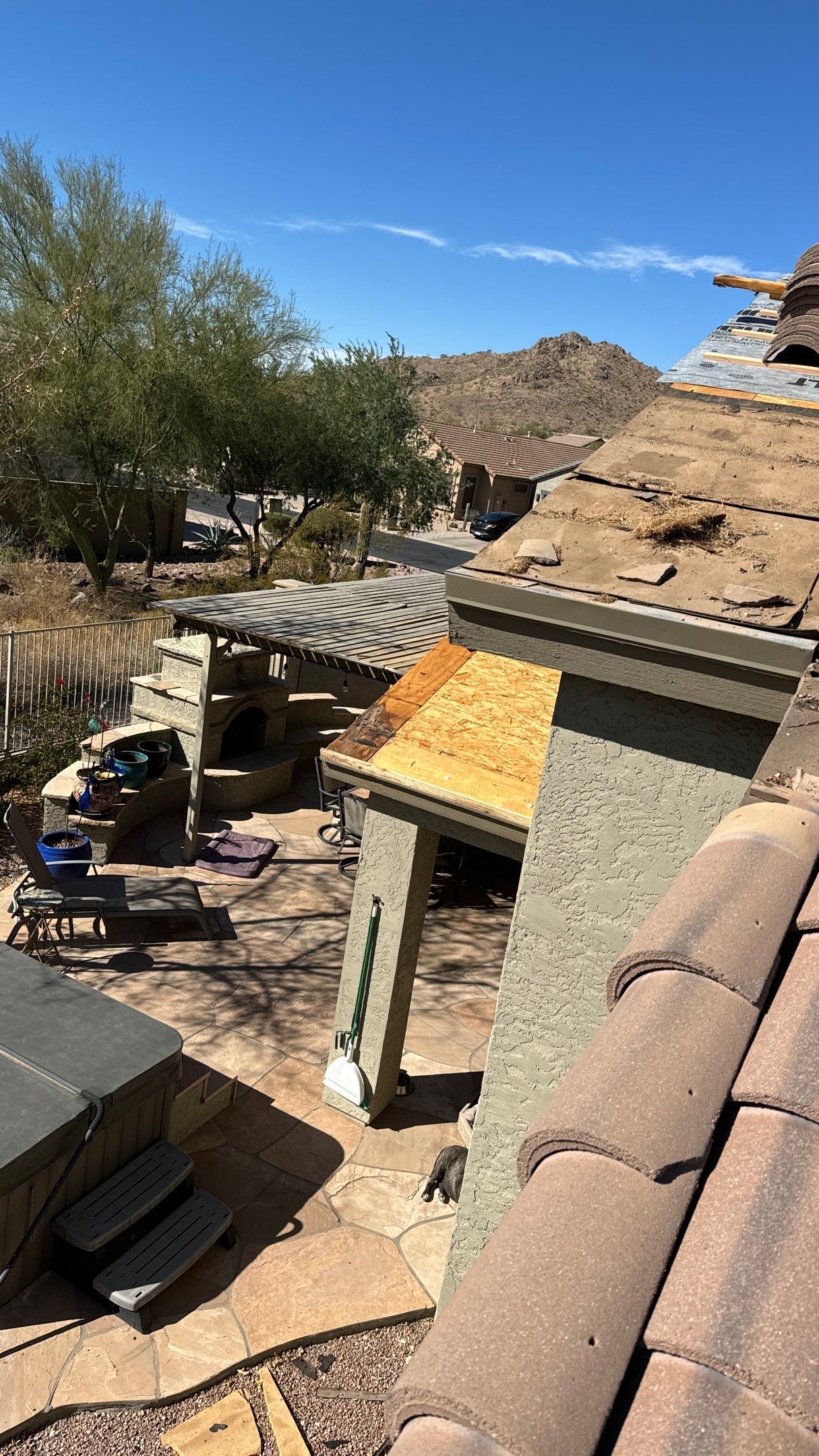 Residential Roofing Installation using Clay Tile by Weather-Tite Exteriors LLC