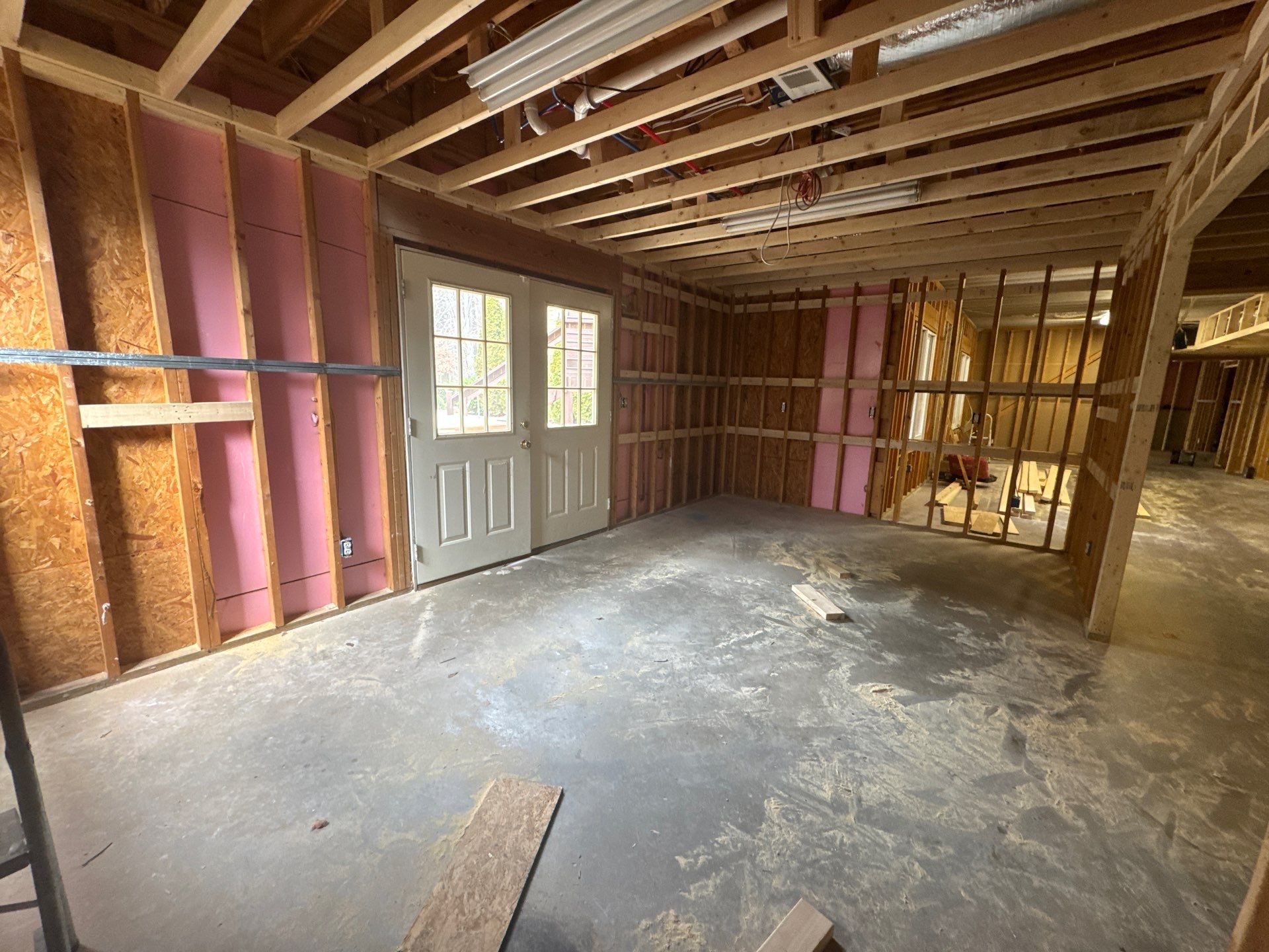 Full Basement Remodel in Powder Springs Featuring Custom Kitchenette by Swift Home Renovations