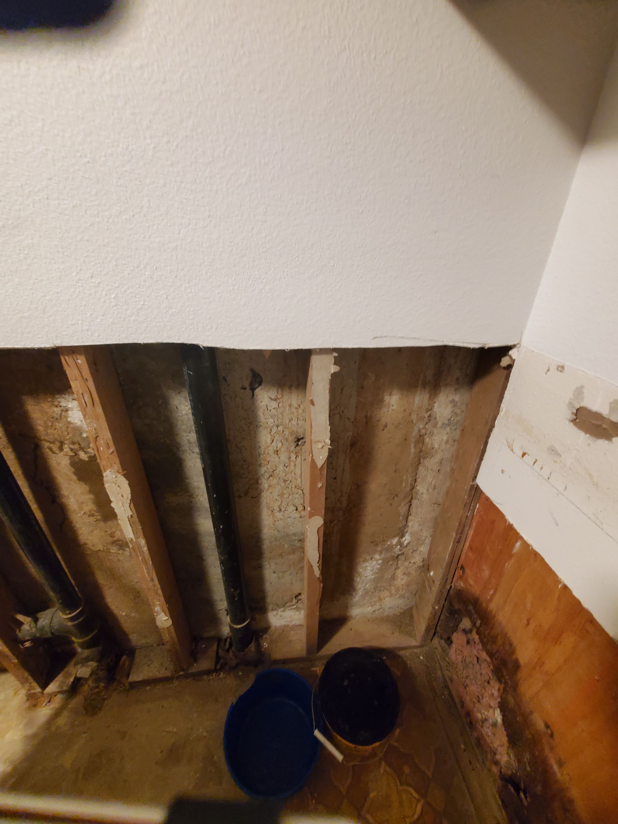 Water Damage using Air Movers by Construction Now LLC
