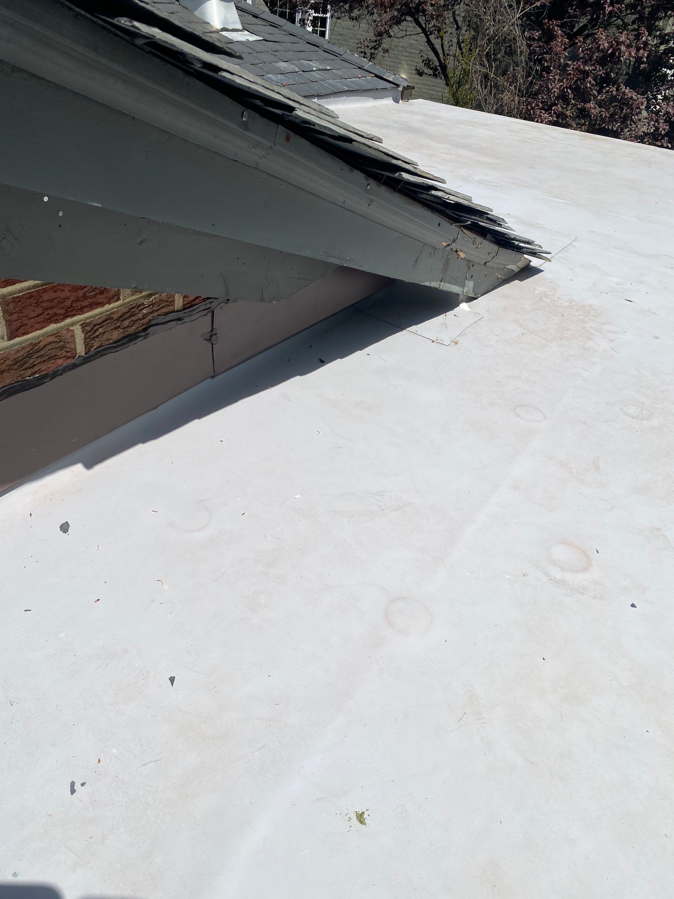 Arlington: Buckingham Slate and Carlisle Syntec TPO Roof by RM Banning, Inc.