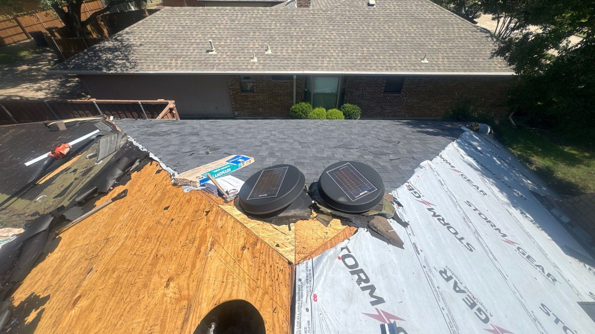 Project in Garland by Rhino Roofing and General Contracting, LLC