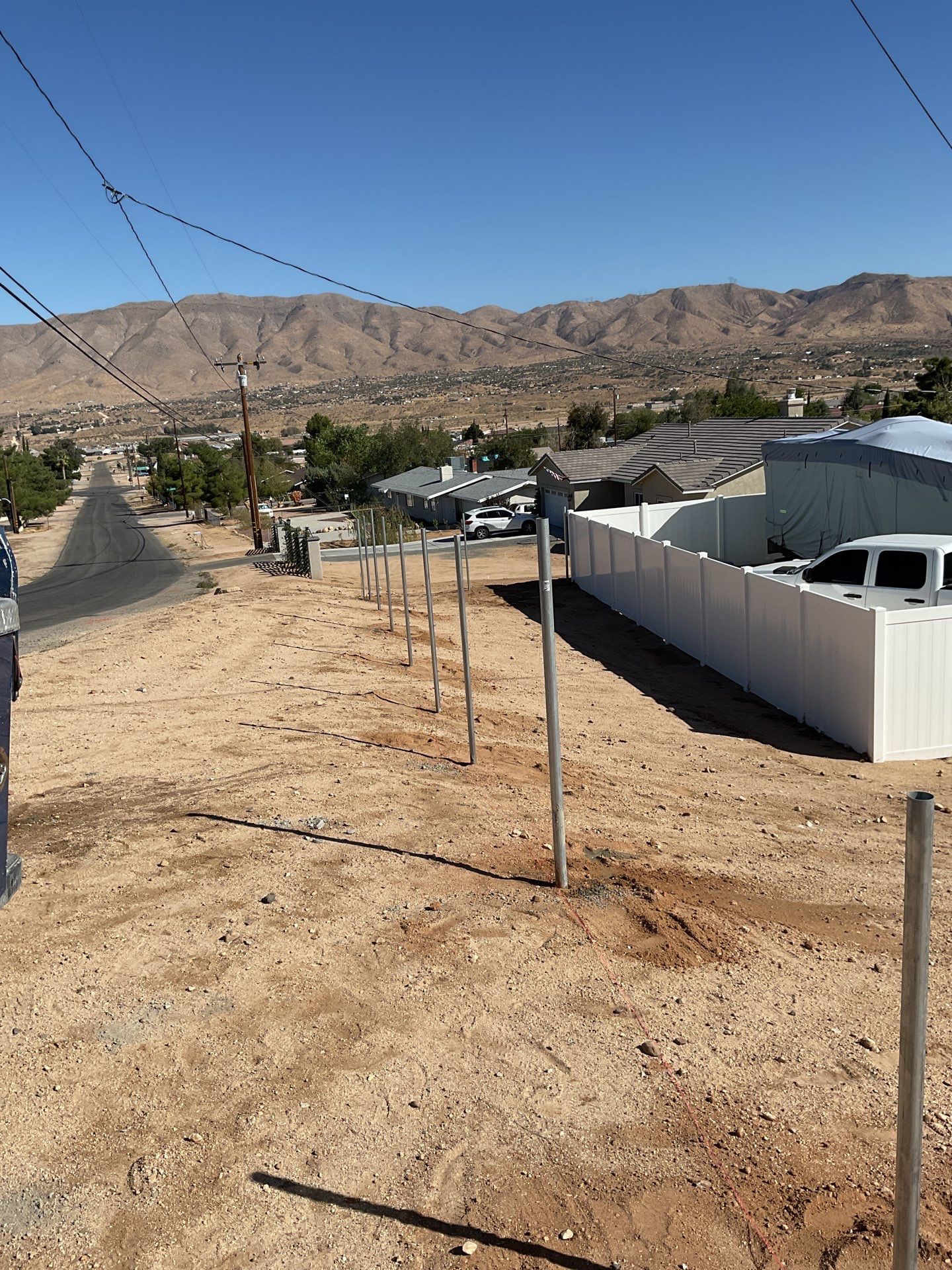Fence Installation using chain -link by Fence Guys Inc.
