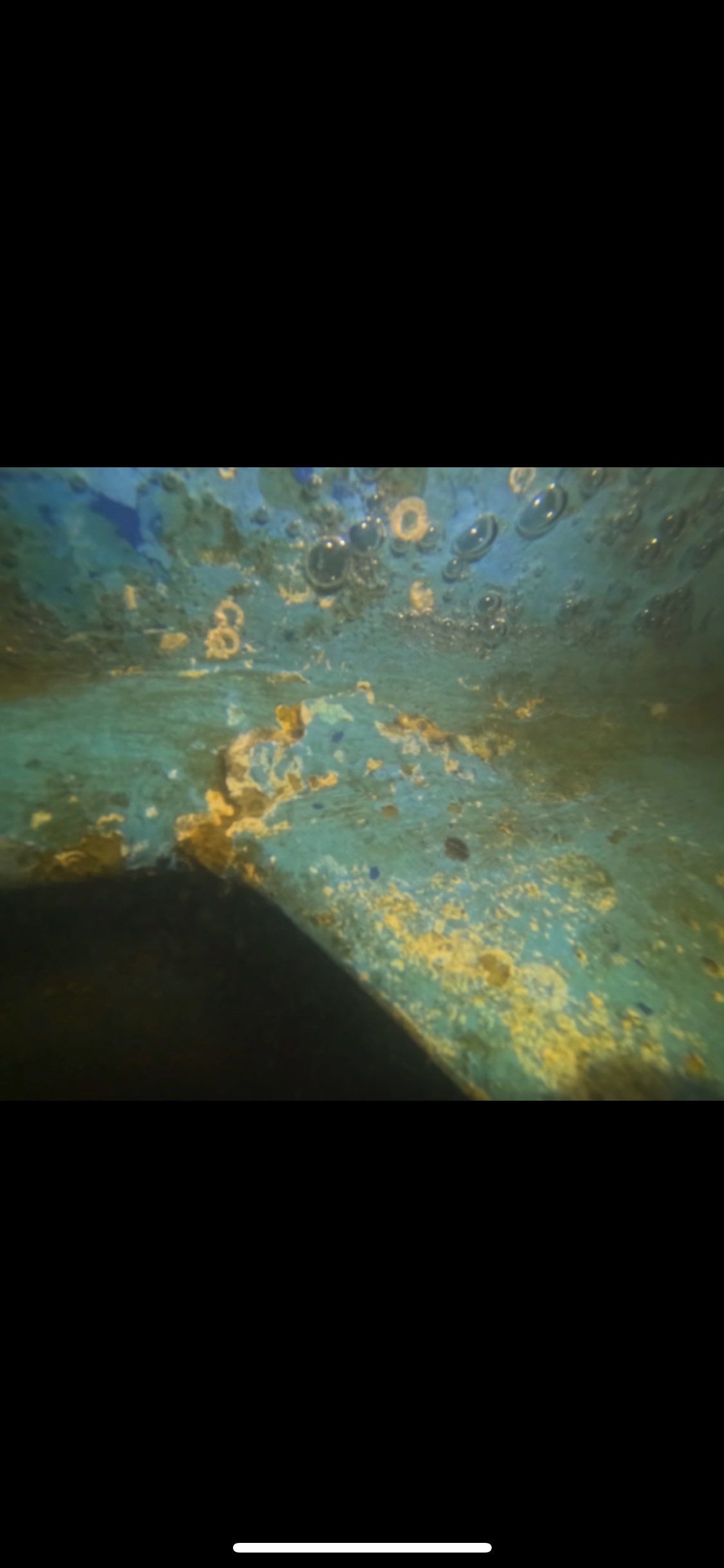 Project in Panama City by Florida Hull Cleaning 