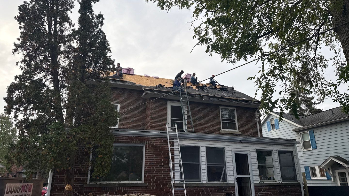 Roof Replacement using Owens Corning Colonial Slate by 180 Contractors