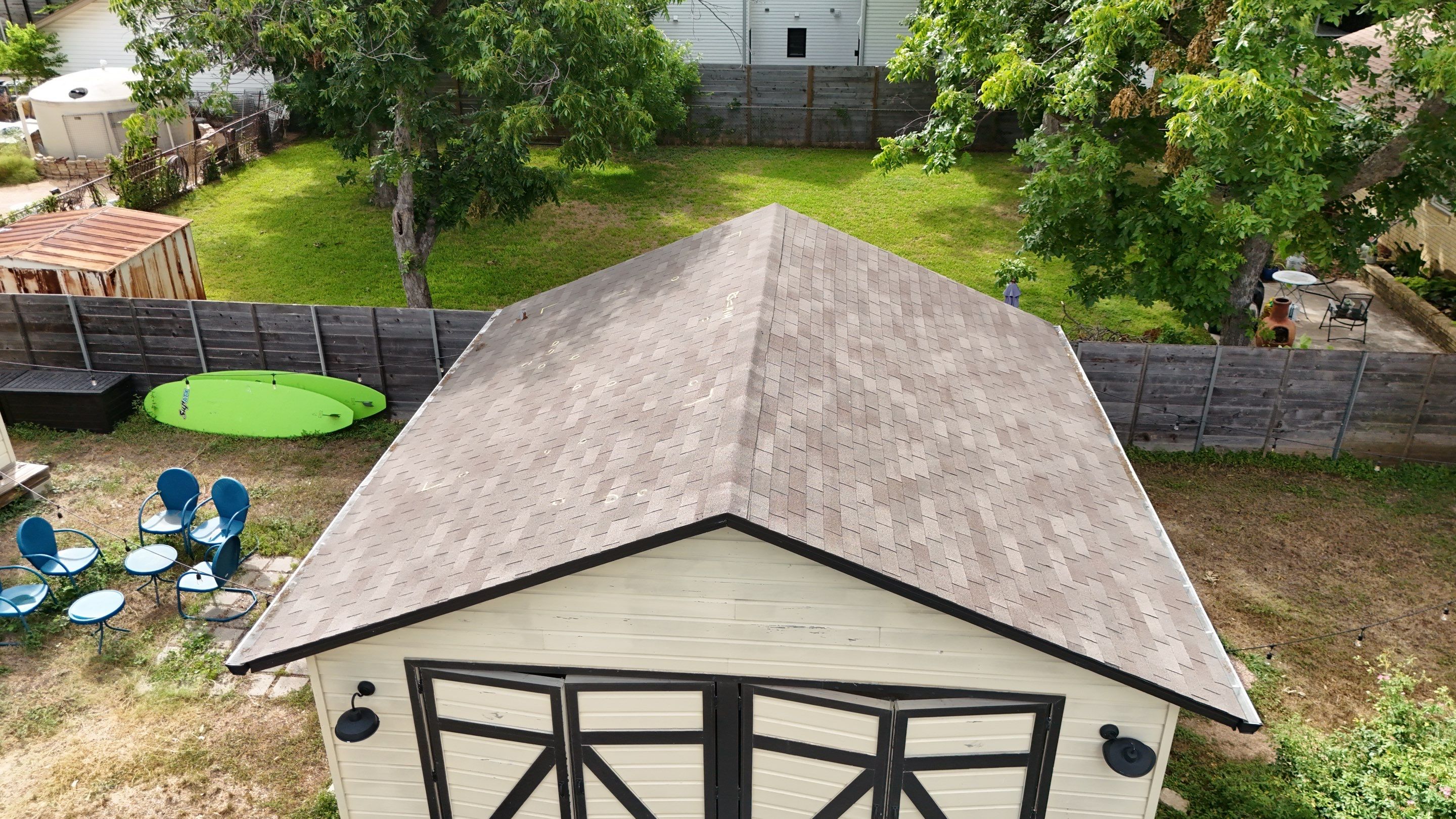Residential Roof Replacement using GAF - HDZ - Charcoal by Action Exteriors Austin