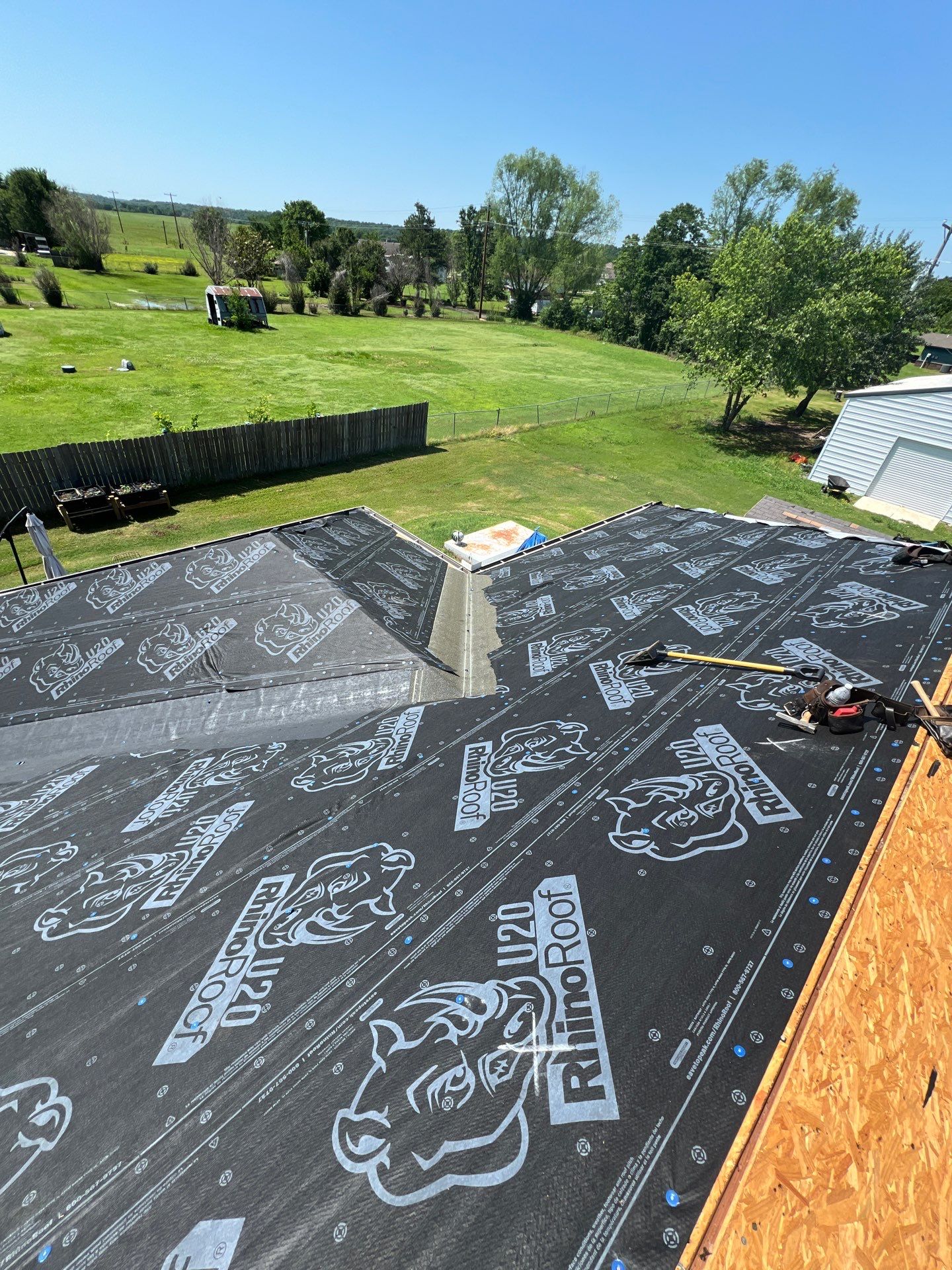 Roof replacement in Panama, OK by In & Out Construction & Remodeling, LLC