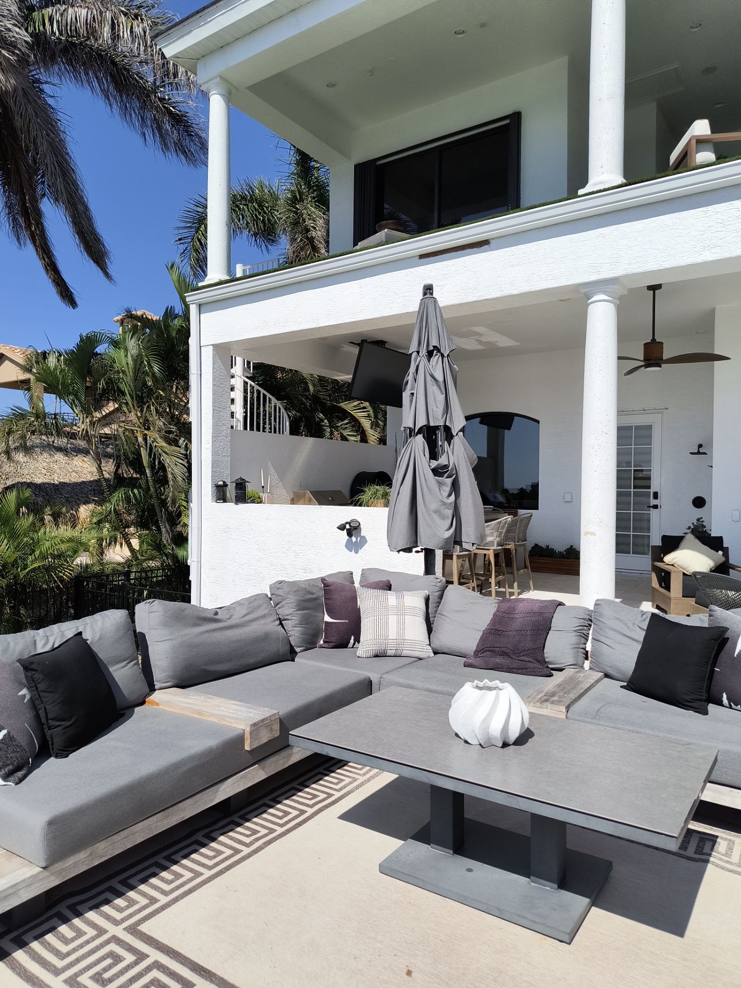 Custom Downspouts with Splash Guards in Sarasota FL by Gutter Professors