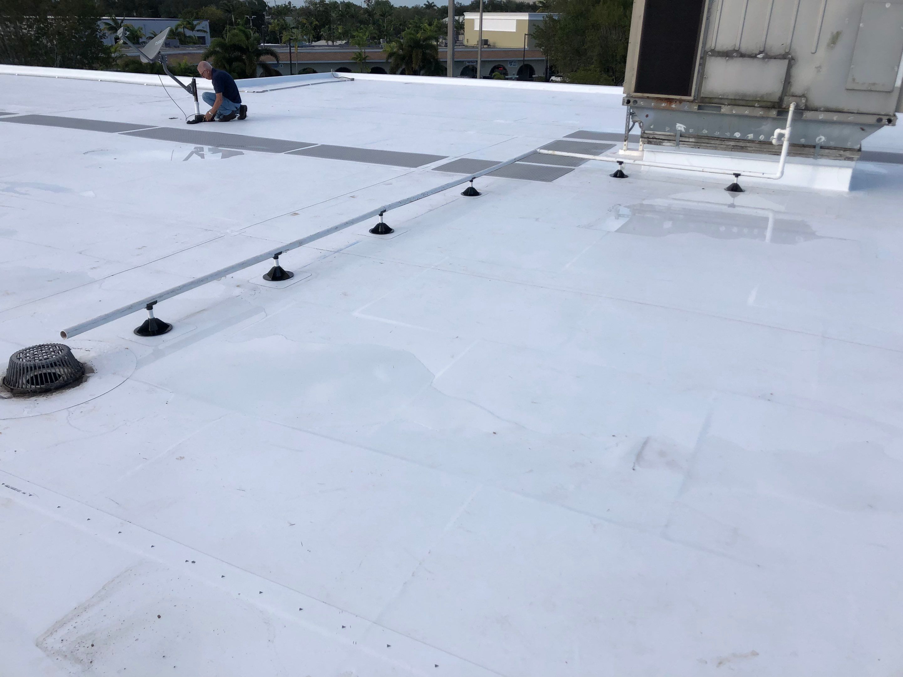 Commercial Re-Roof using GAF TPO by First Due Roofing