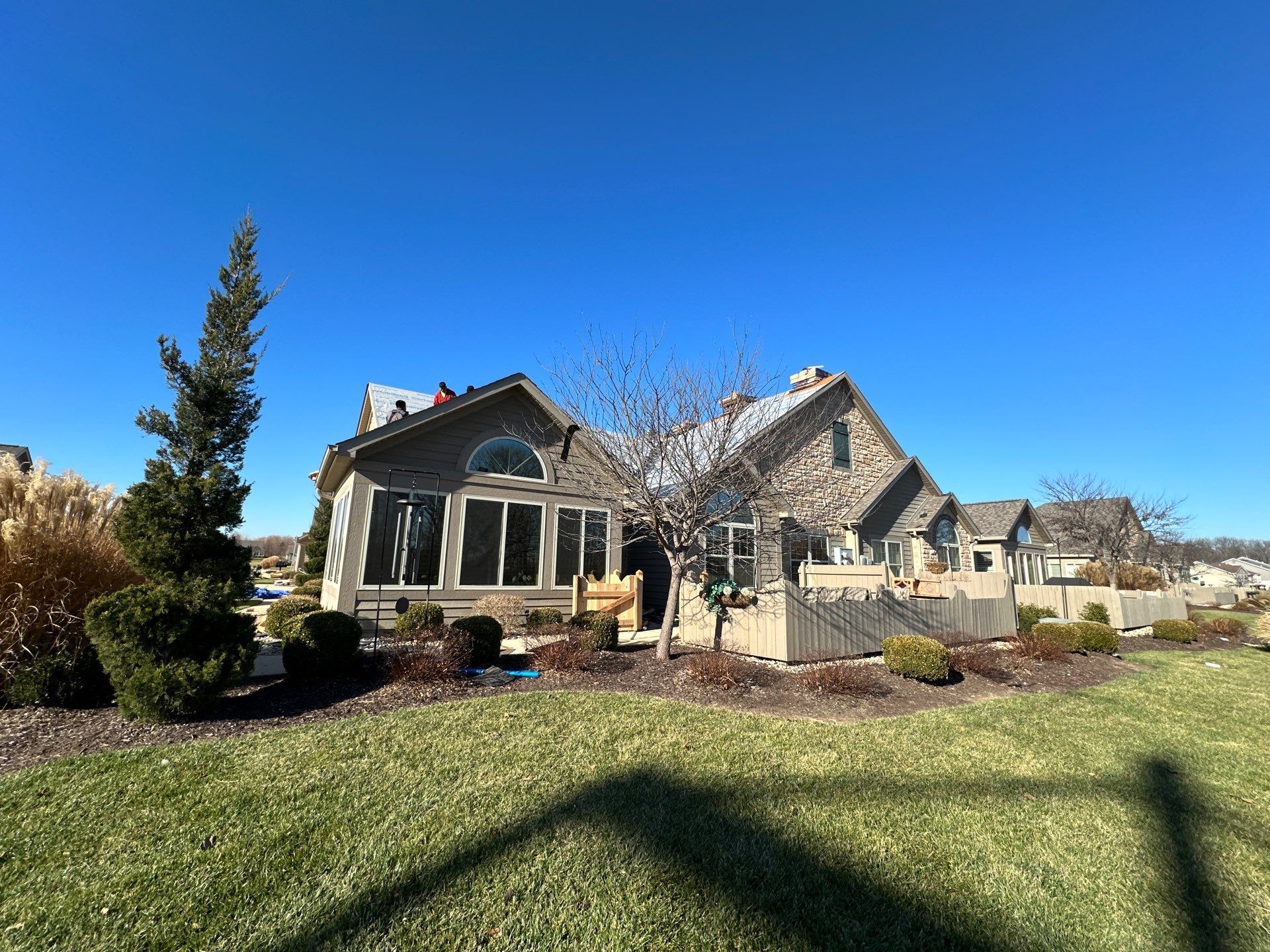 Installation of New Roof by H&F Exteriors