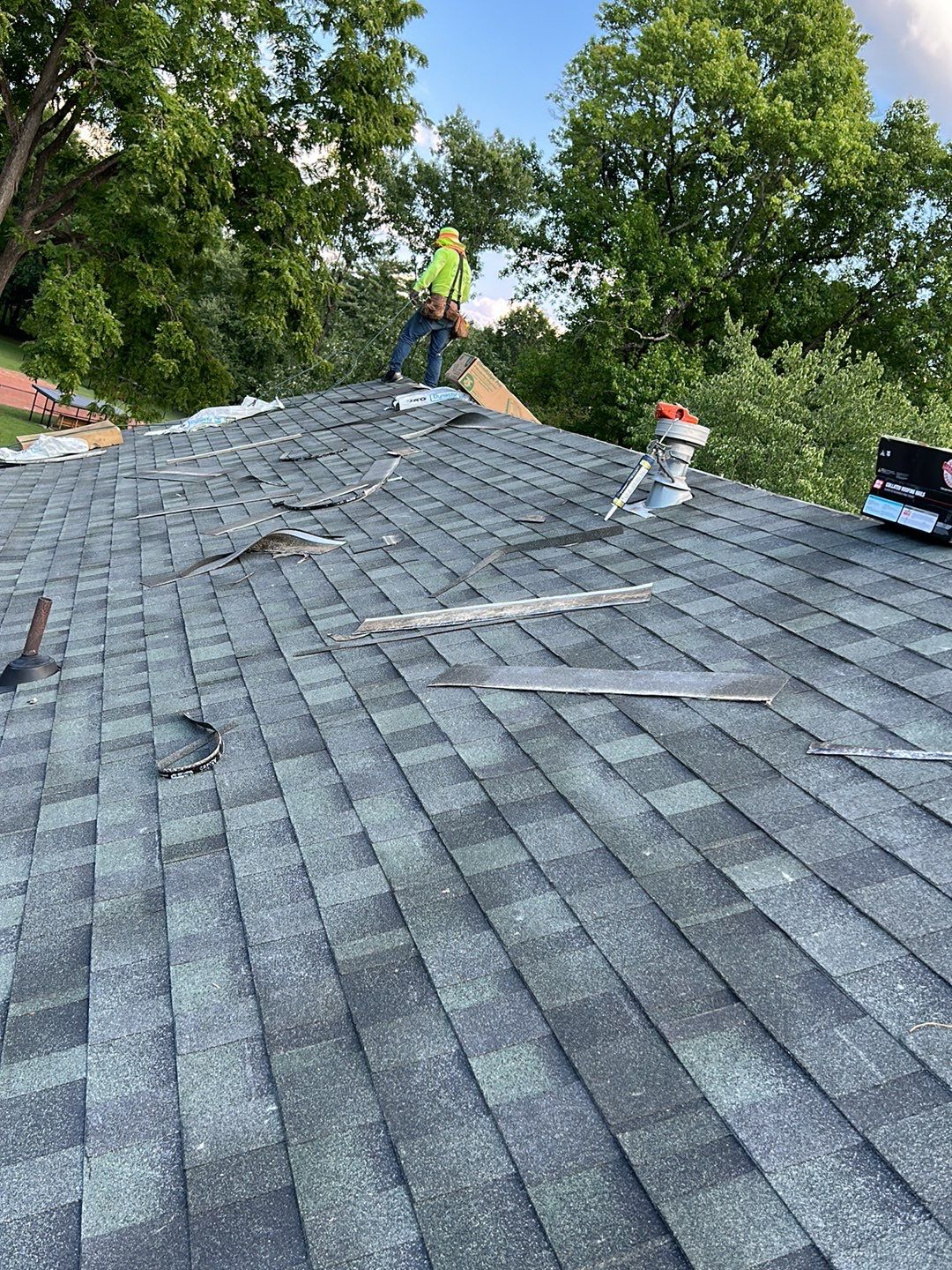 Residential Roofing Installation using Performance Shingles by Mr. Roofer