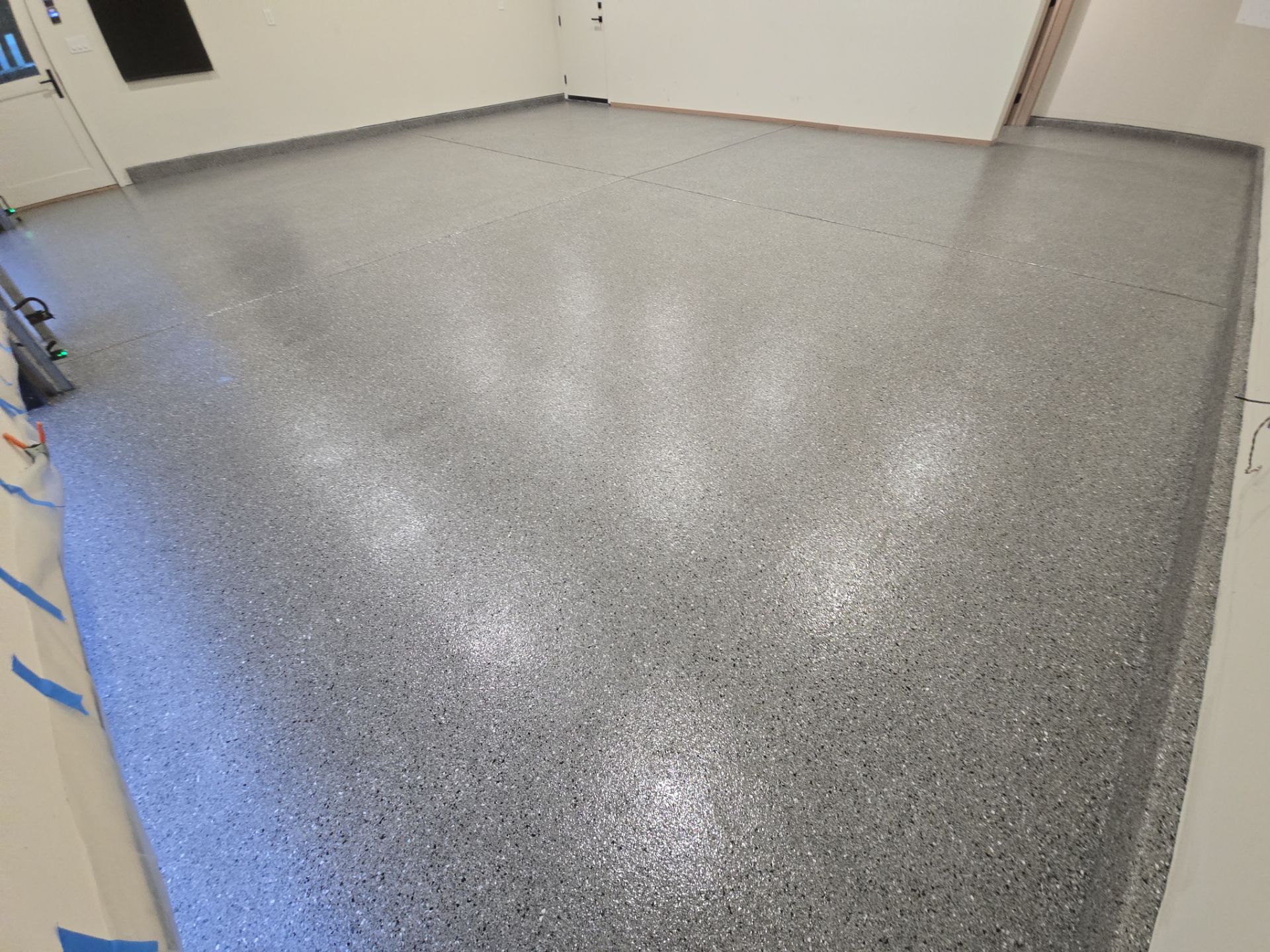 Garage Transformation using Slate Hybrid by Croc Coatings, LLC