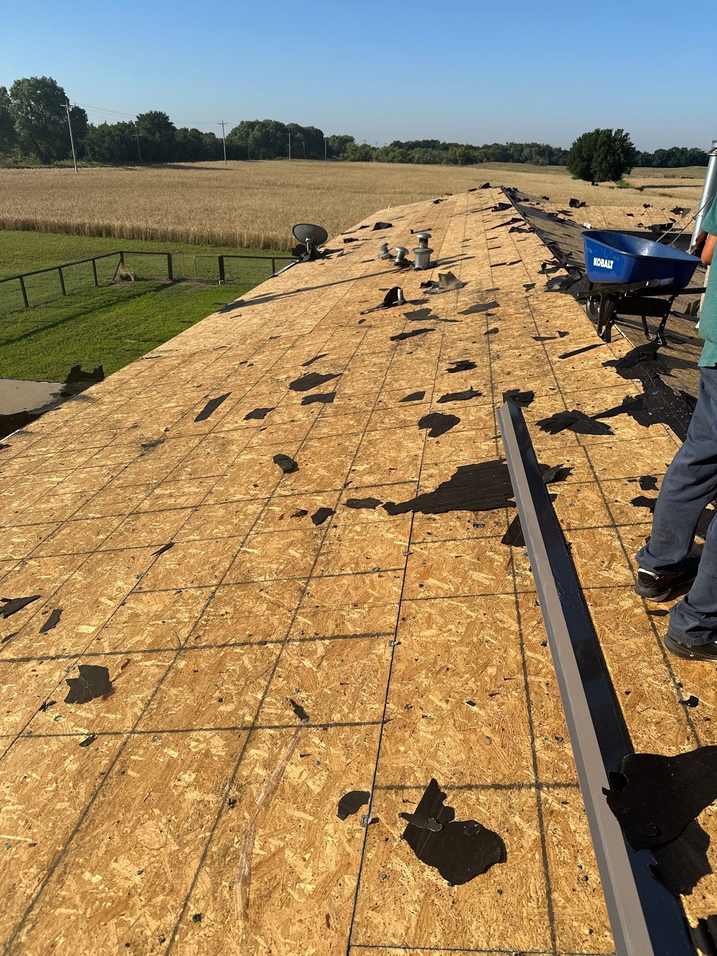 Metal Roofing using R-Panel Metal by Castillo Roofing