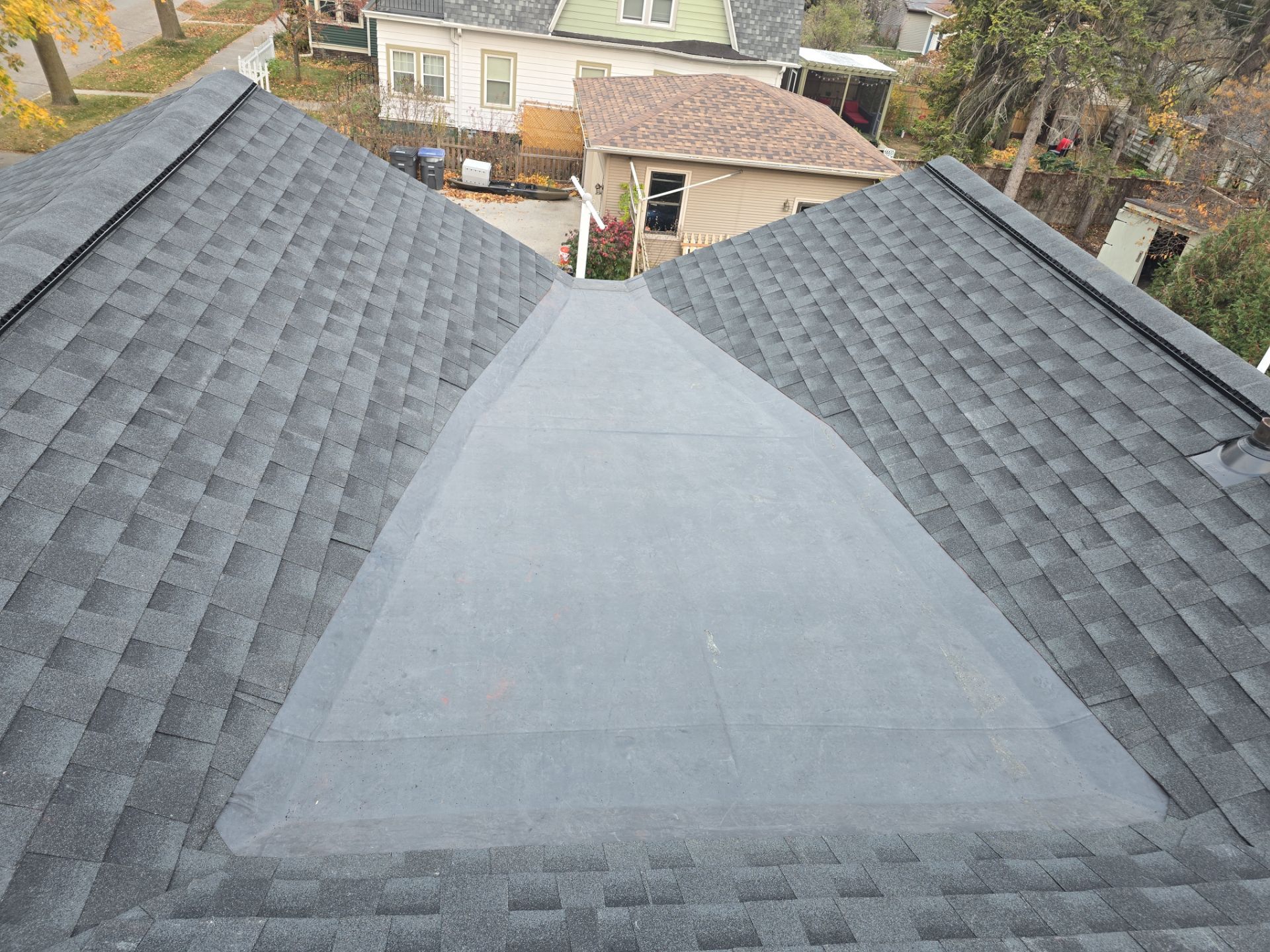 Residential Roofing Installation using GAF HDZ shingles by Gellings Roofing and Siding LLC