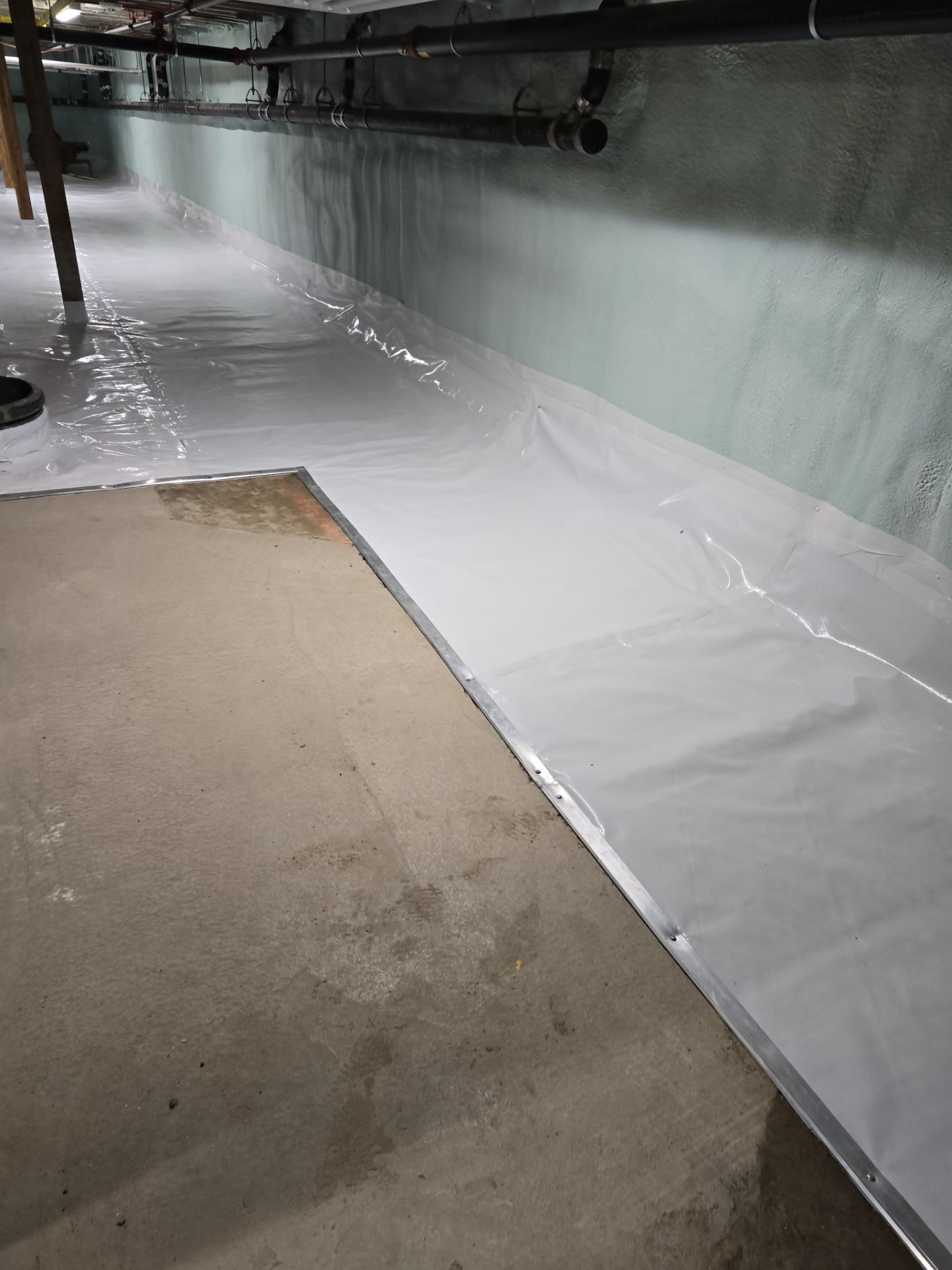Crawl Space Encapsulation using Closed Cell Spray Foam by NYS Foam & Energy